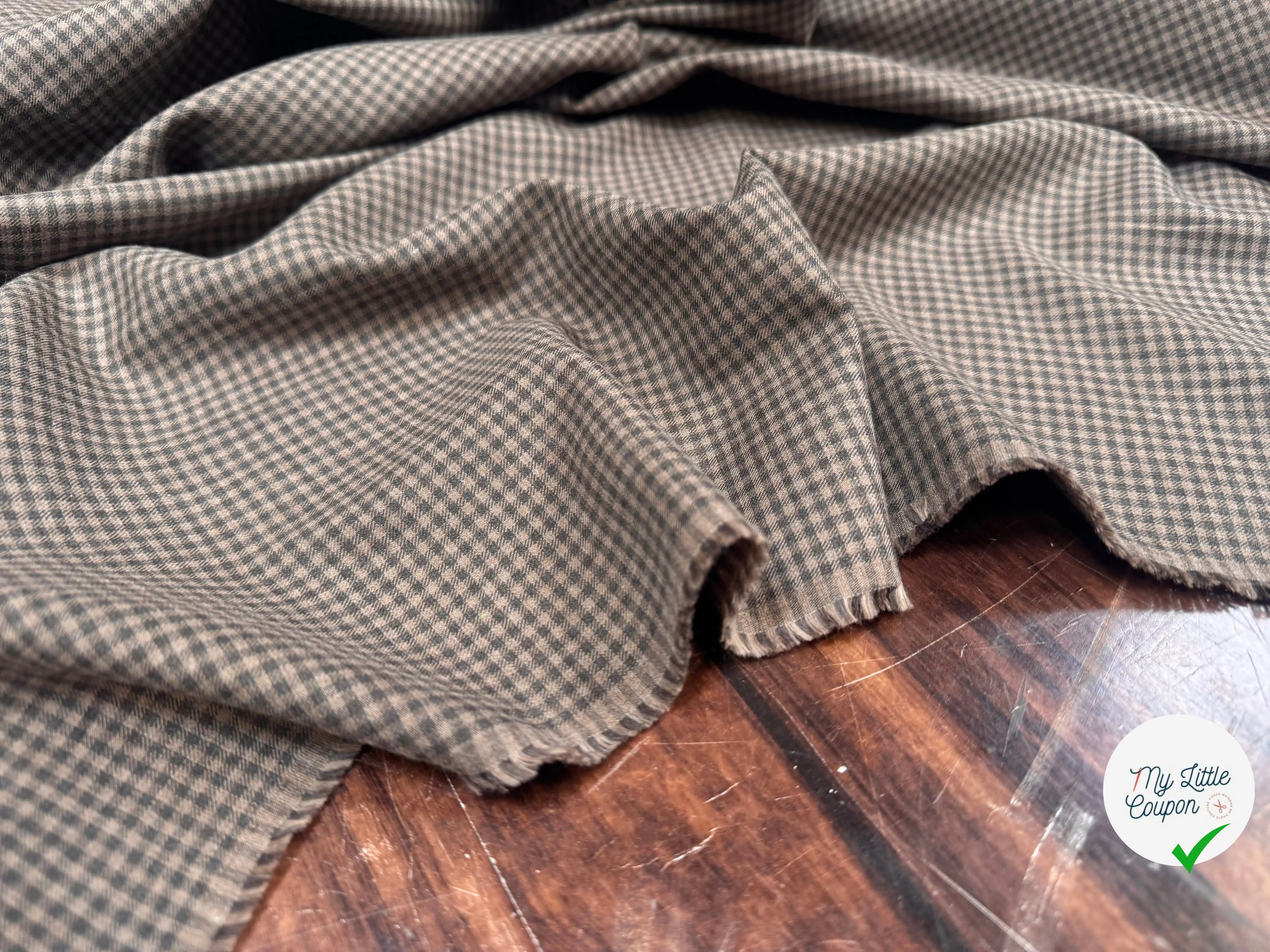 DRAPERIE COTON PETITS CARREAUX CHICS - My Little Coupon