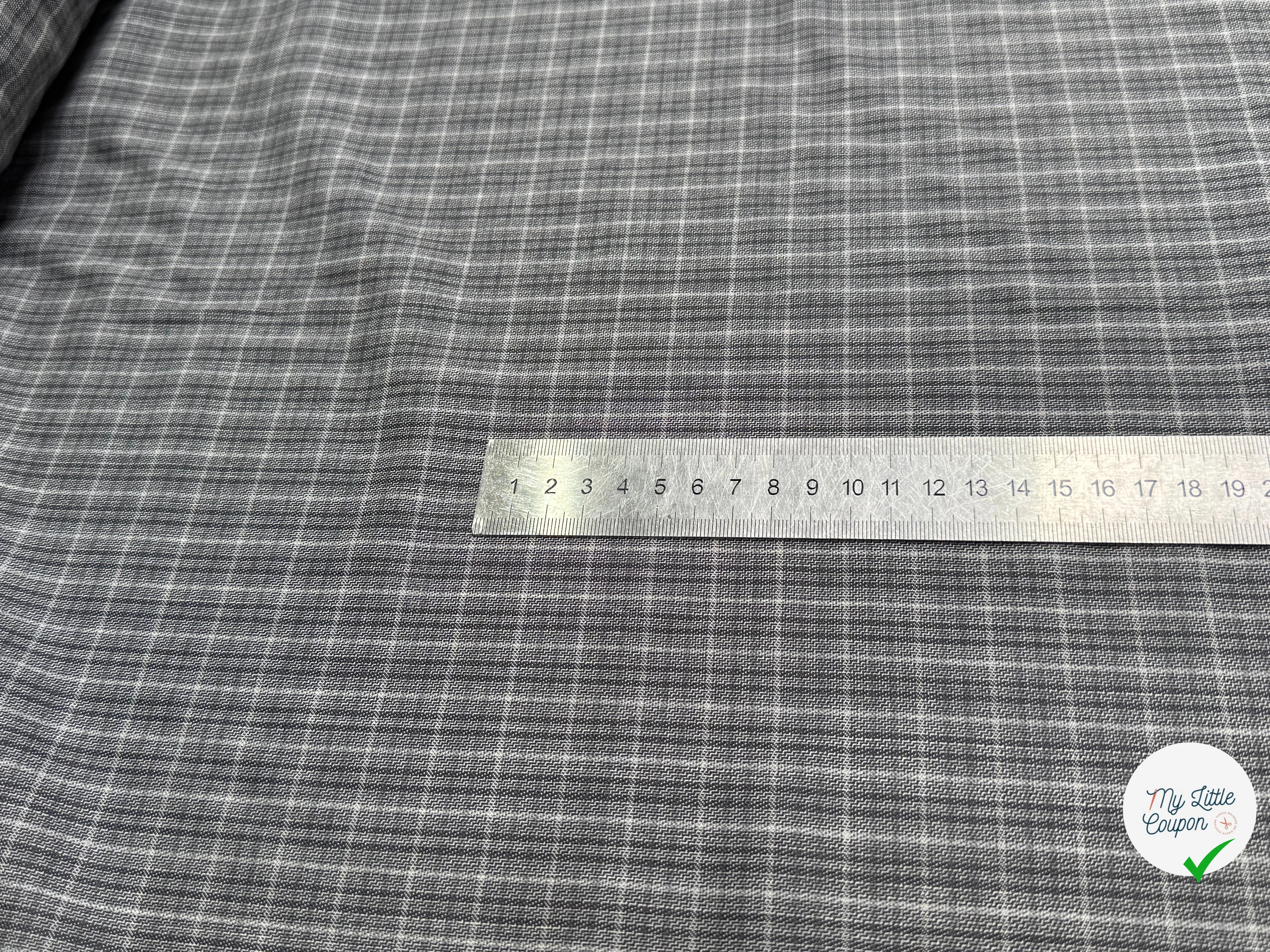 DRAPERIE DE LAINE À CARREAUX GRIS ULTRA BELLE - My Little Coupon