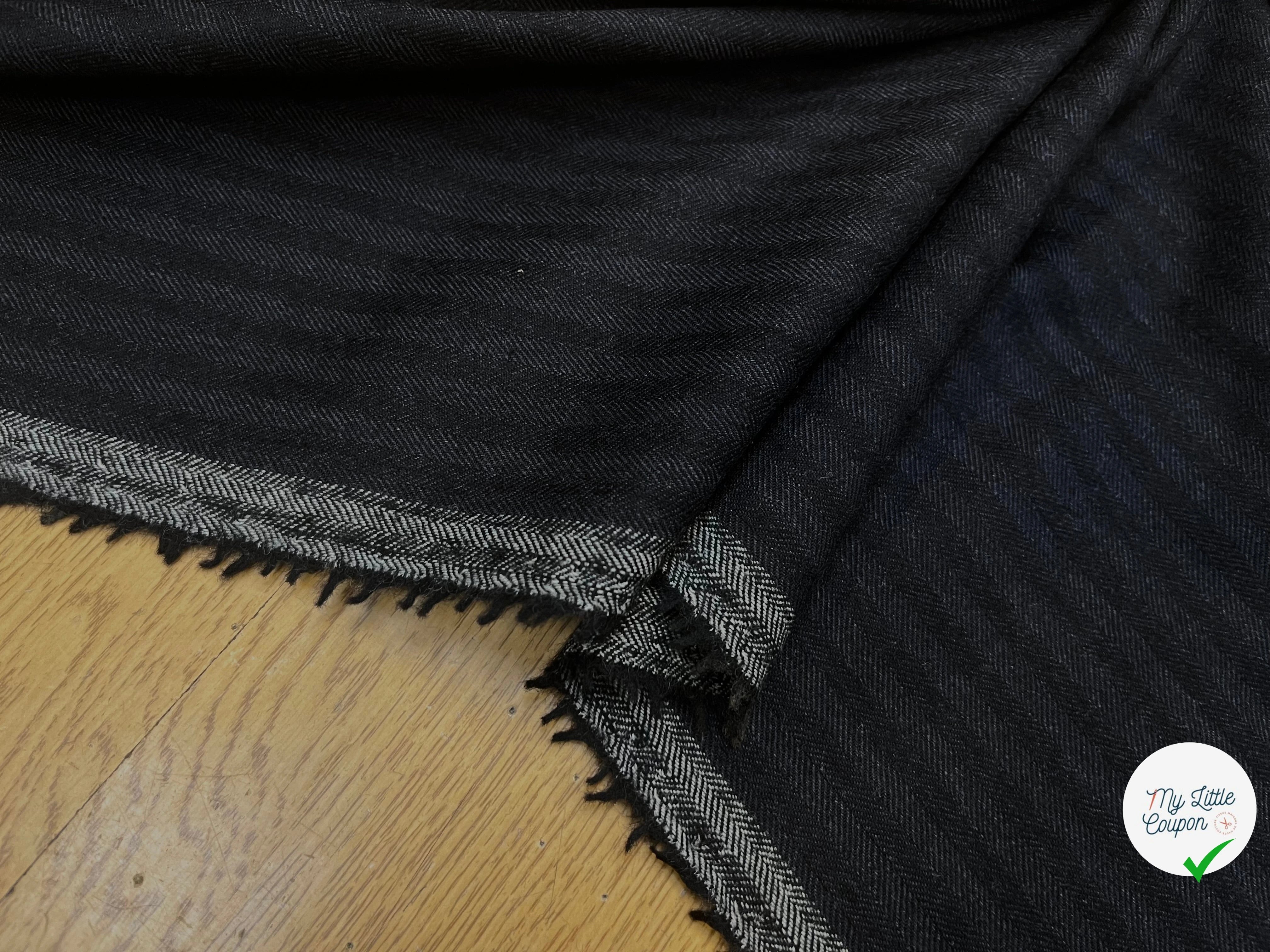 DRAPERIE DE LAINE À RAYURES NUIT GRIS - My Little Coupon