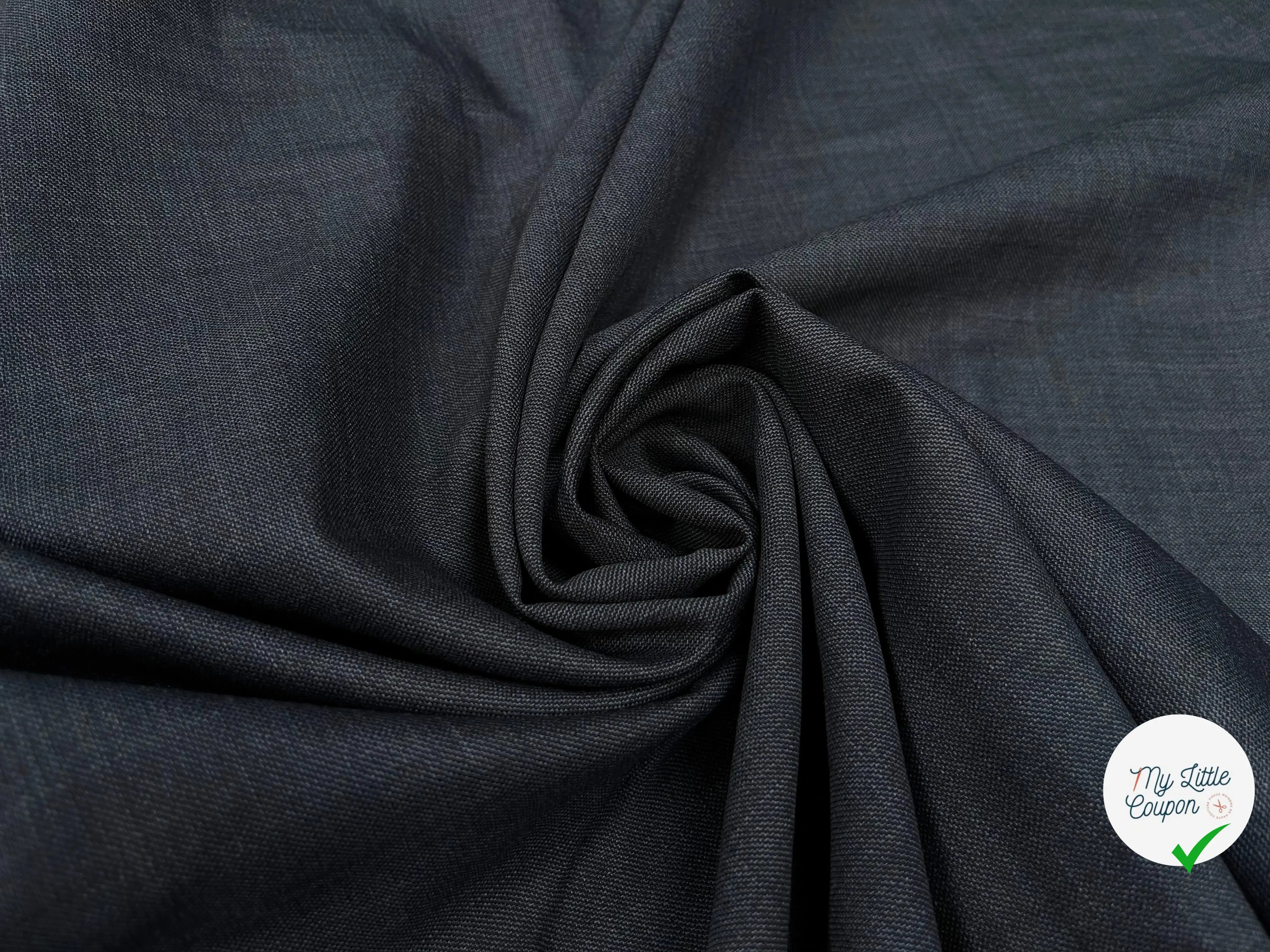 DRAPERIE DE LAINE BLEU JEAN DEPERLANTE - My Little Coupon