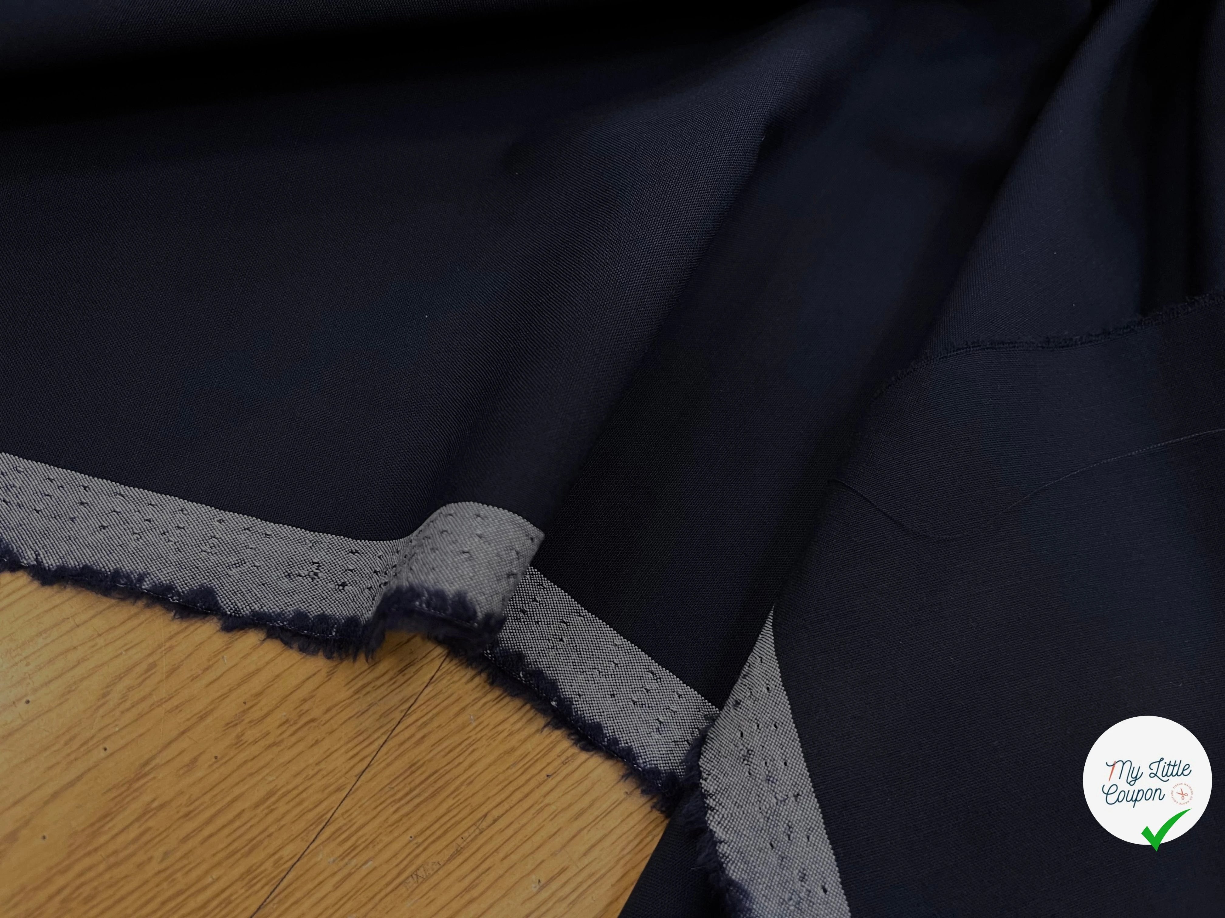 DRAPERIE DE LAINE BLEU&NUIT  DEPERLANTE TRES CHIC - My Little Coupon