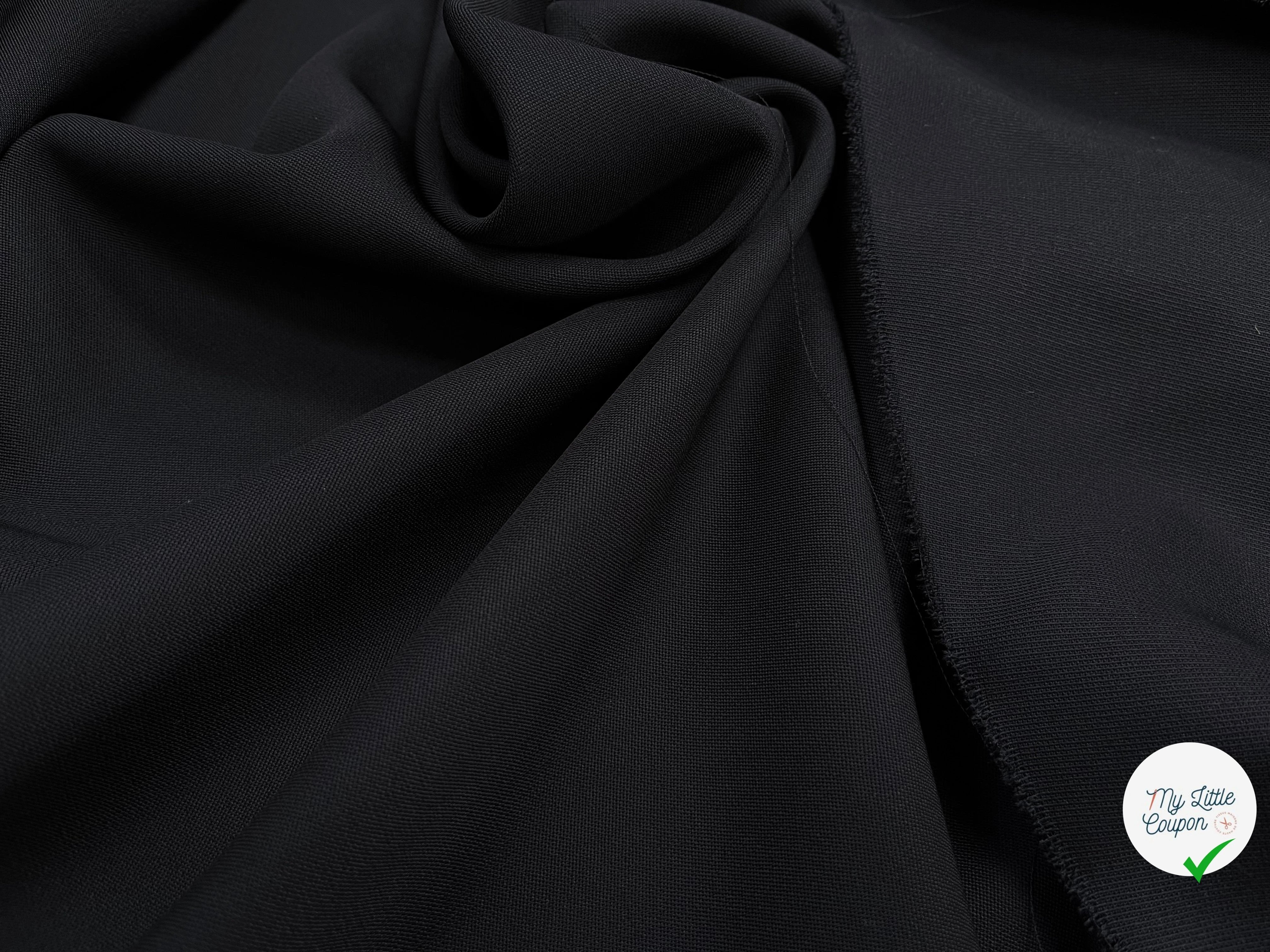 DRAPERIE DE LAINE CHIC PIQUÉE BLEU NUIT - My Little Coupon