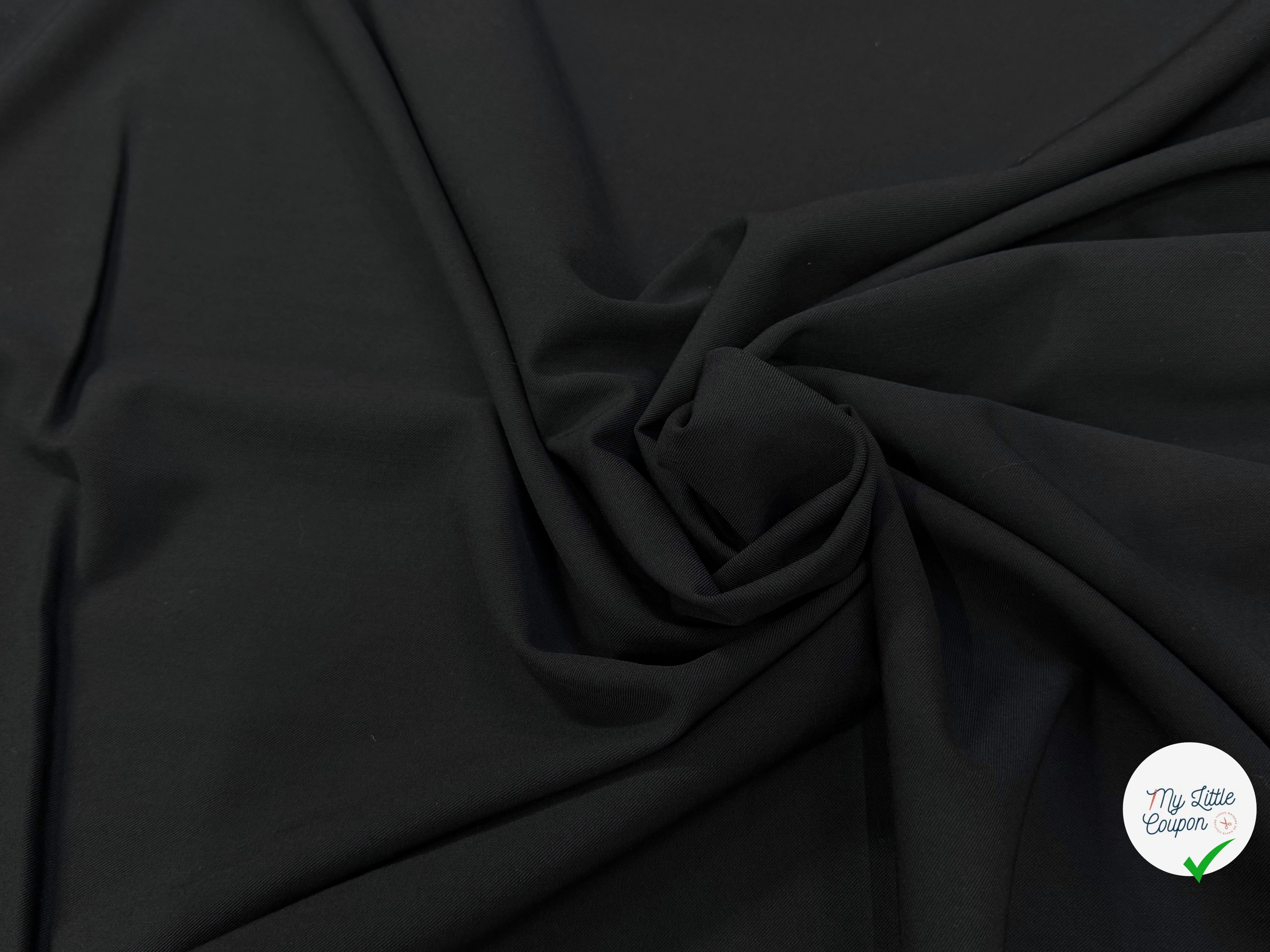 DRAPERIE DE LAINE ENVERS SATINÉ SUBLIME STRETCH VIOLET DOUX TOUCHER - My Little Coupon