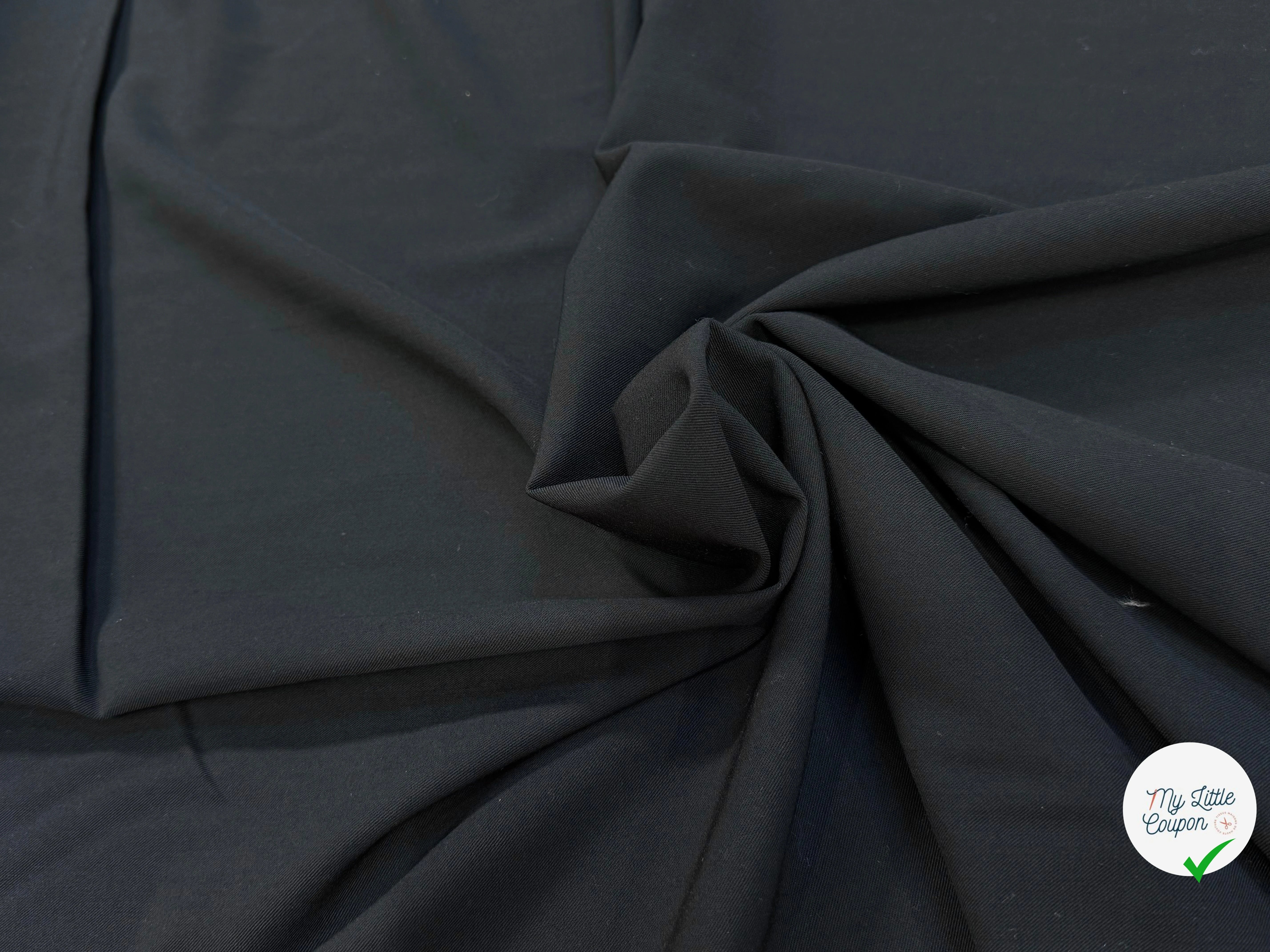DRAPERIE DE LAINE ENVERS SATINÉ SUBLIME STRETCH VIOLET DOUX TOUCHER - My Little Coupon