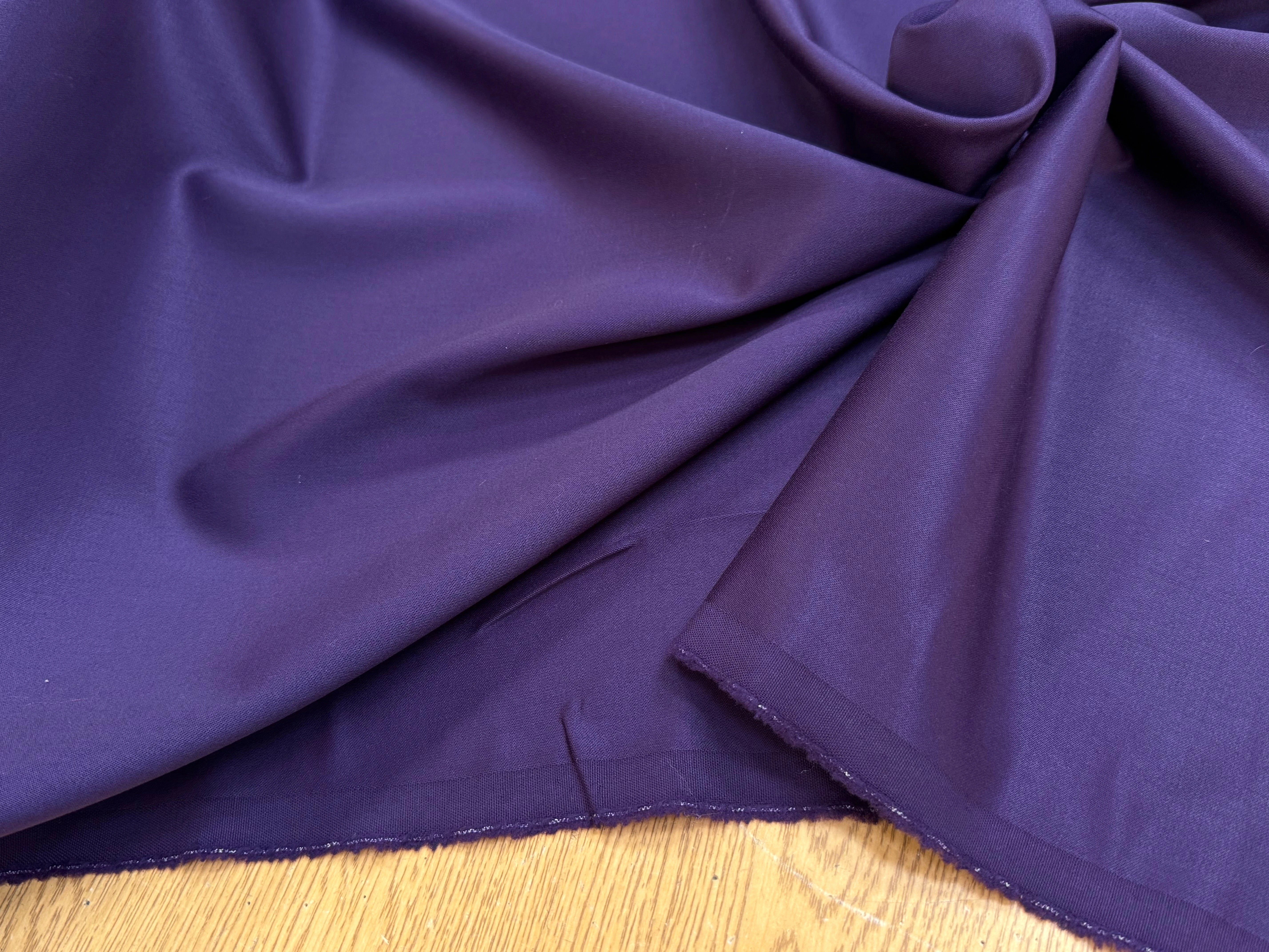 DRAPERIE DE LAINE ENVERS SATINÉ SUBLIME STRETCH VIOLET DOUX TOUCHER - My Little Coupon