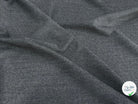 DRAPERIE DE LAINE FLANELLE GRIS FINE RAYURES BLANCHE - My Little Coupon