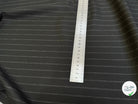 DRAPERIE DE LAINE GRATÉE BELLE TENUE NOIR RAYURES GRISES - My Little Coupon