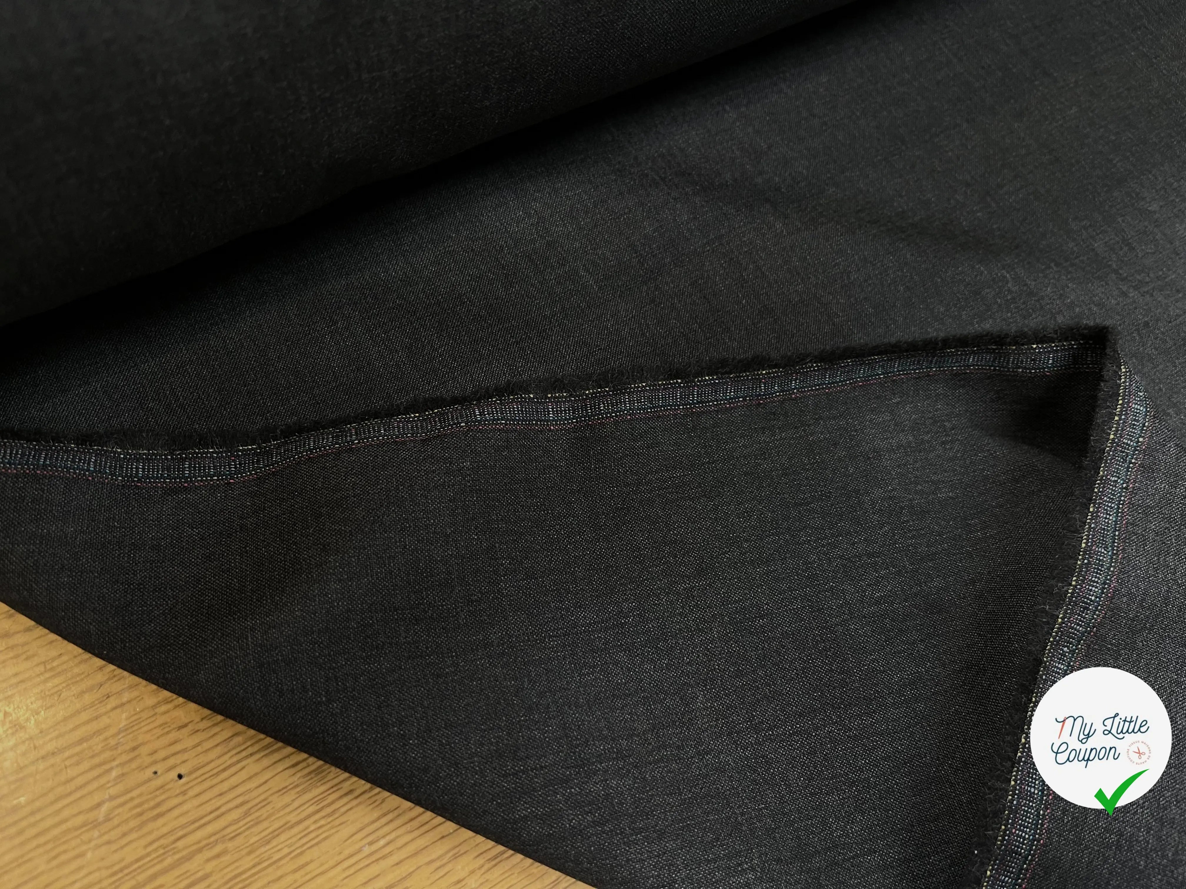 DRAPERIE DE LAINE GRIS CHINÉ DEPERLANTE - My Little Coupon