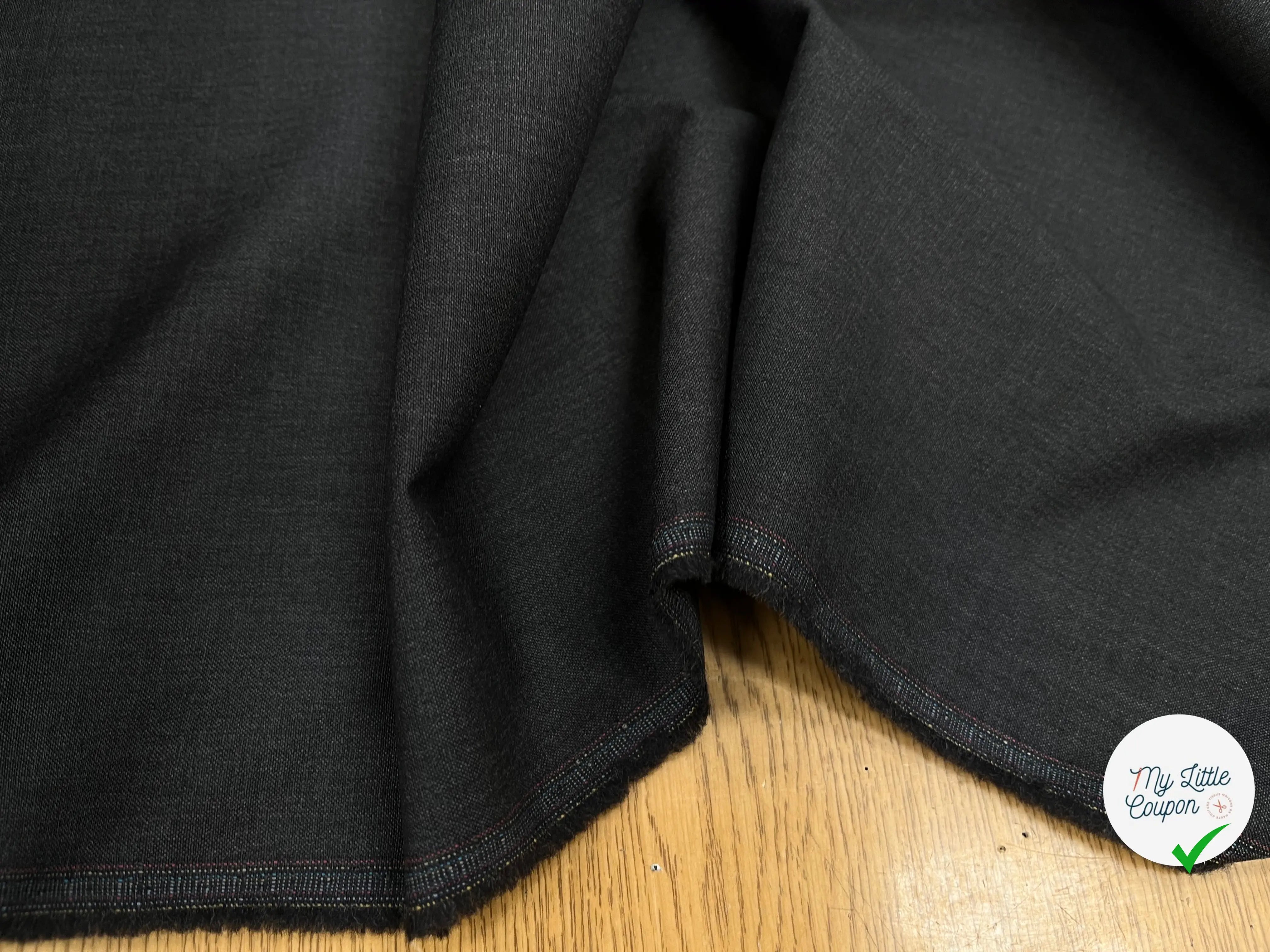 DRAPERIE DE LAINE GRIS CHINÉ DEPERLANTE - My Little Coupon