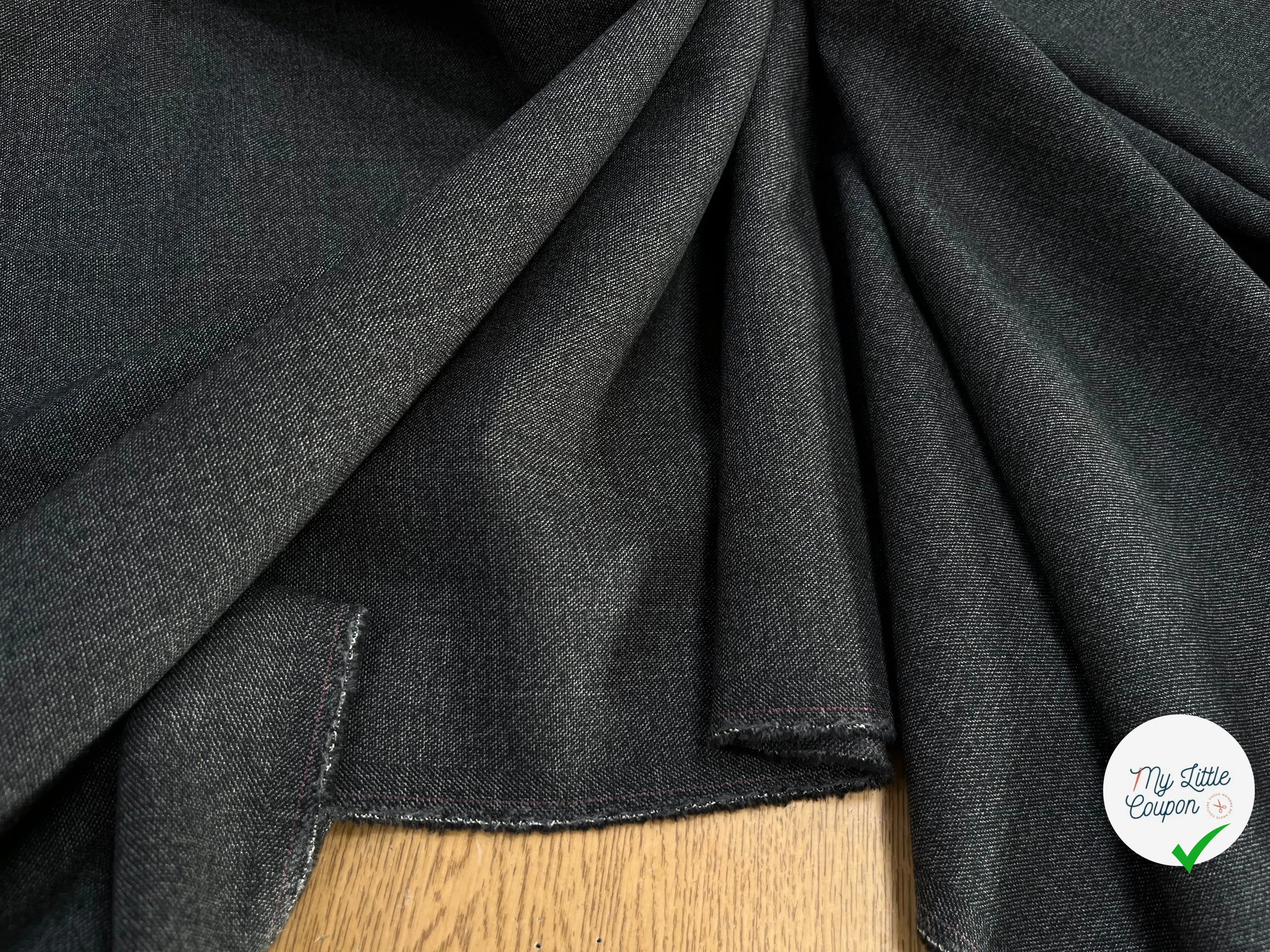 DRAPERIE DE LAINE GRIS CHINÉ DEPERLANTE ULTRA CHIC - My Little Coupon