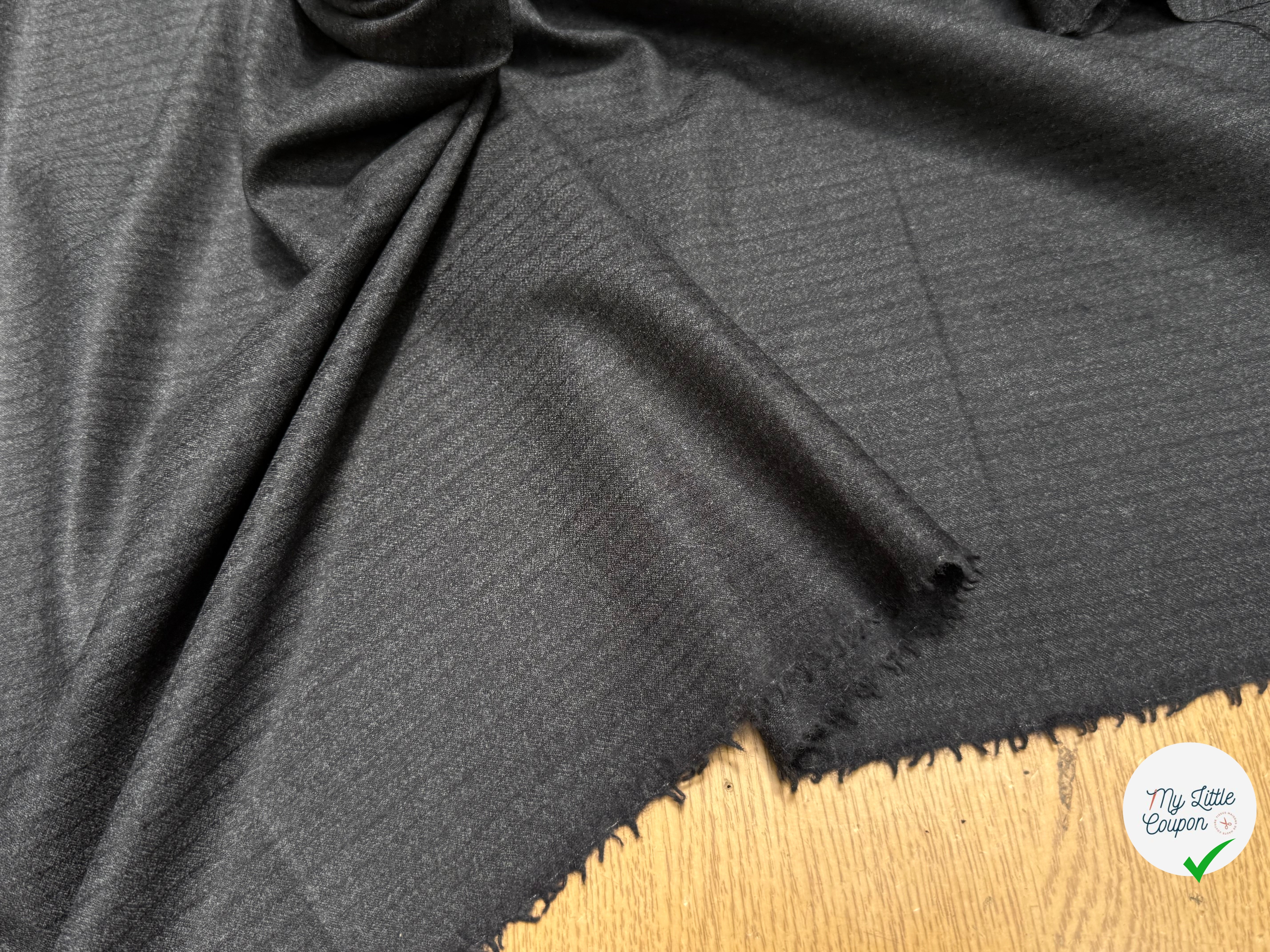 DRAPERIE DE LAINE RAYÉE GRIS BELLE TENUE - My Little Coupon