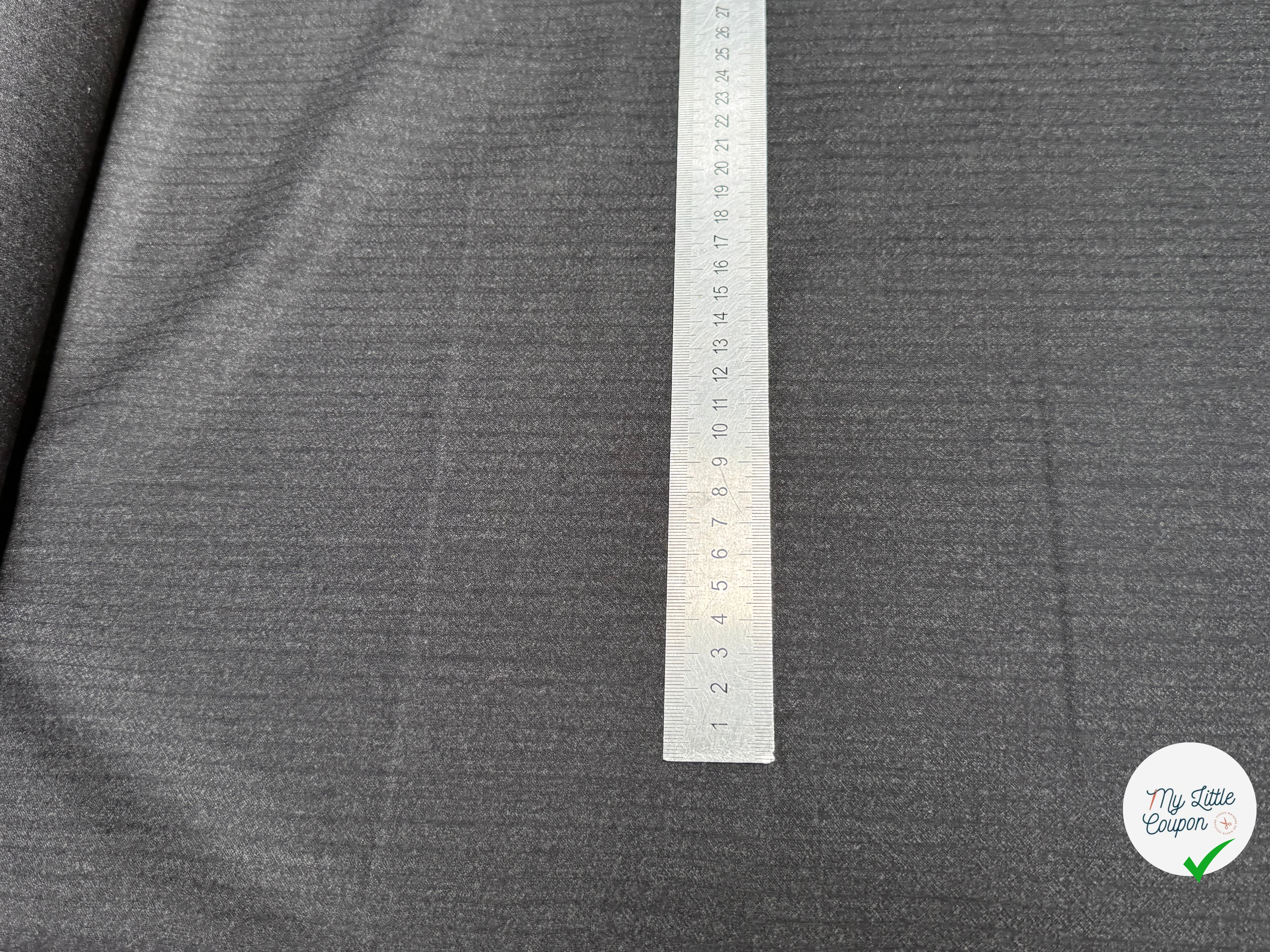 DRAPERIE DE LAINE RAYÉE GRIS BELLE TENUE - My Little Coupon