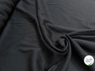 DRAPERIE DE LAINE SERGÉE TENUE LOURDE STRETCH NOIR - My Little Coupon