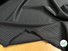 DRAPERIE DE LAINE STRETCH RAYURES TENNIS NOIR - My Little Coupon