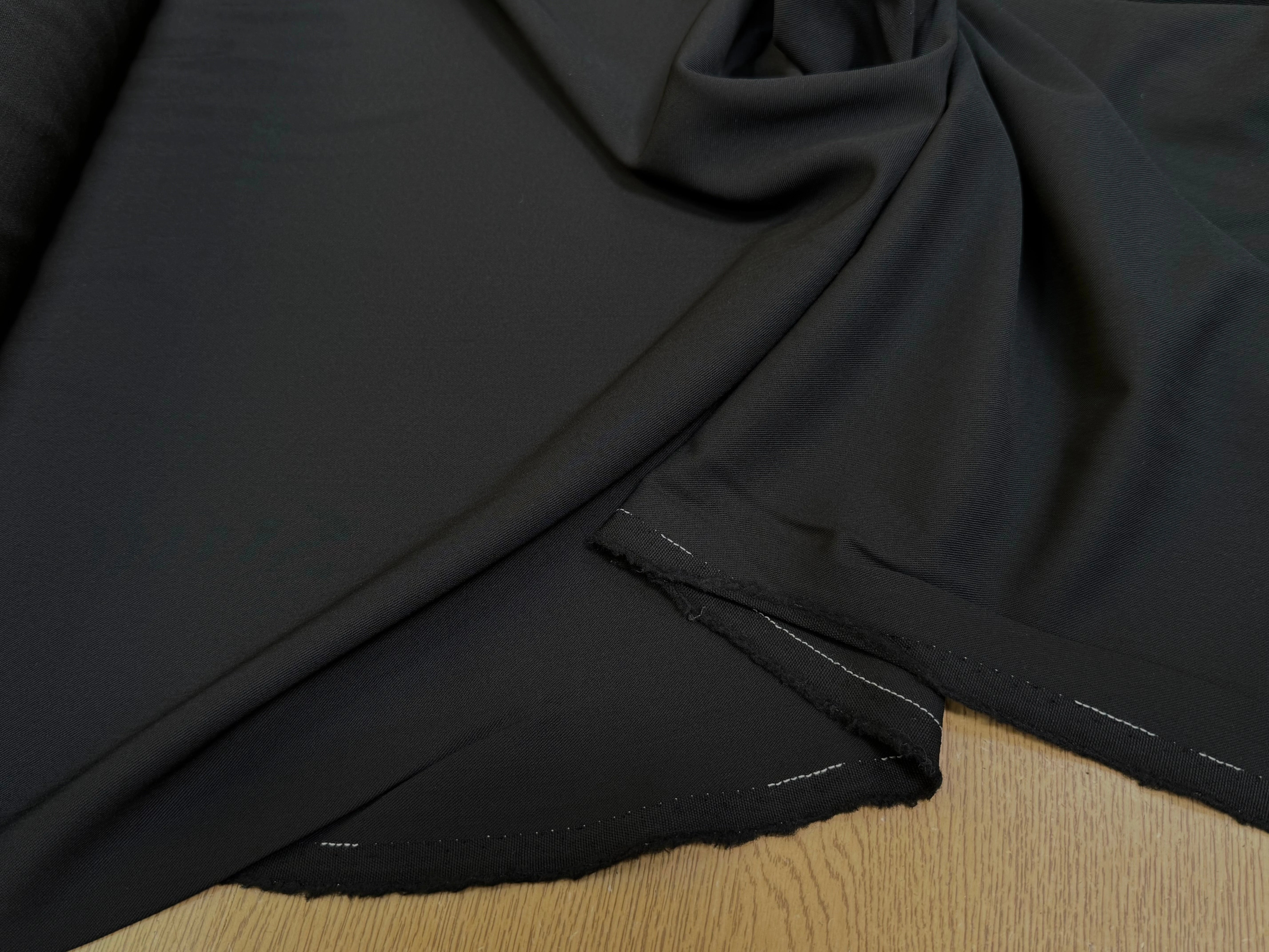 DRAPERIE DE LAINE STRETCH SUBLIME NOIR 96% LAINE - My Little Coupon