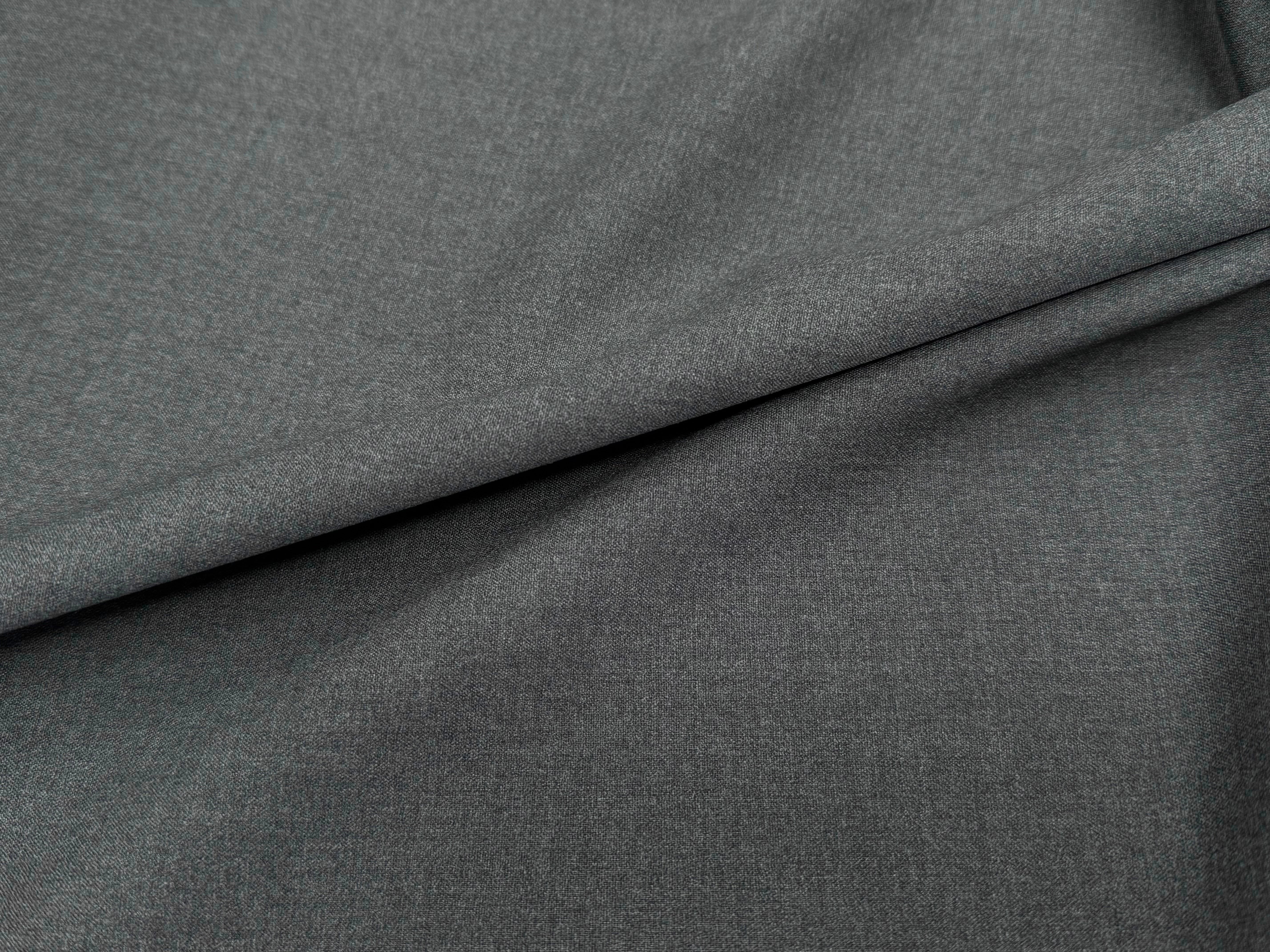 DRAPERIE DE LAINE TRÈS BELLE TENUE GRISE 96% LAINE VIERGE - My Little Coupon