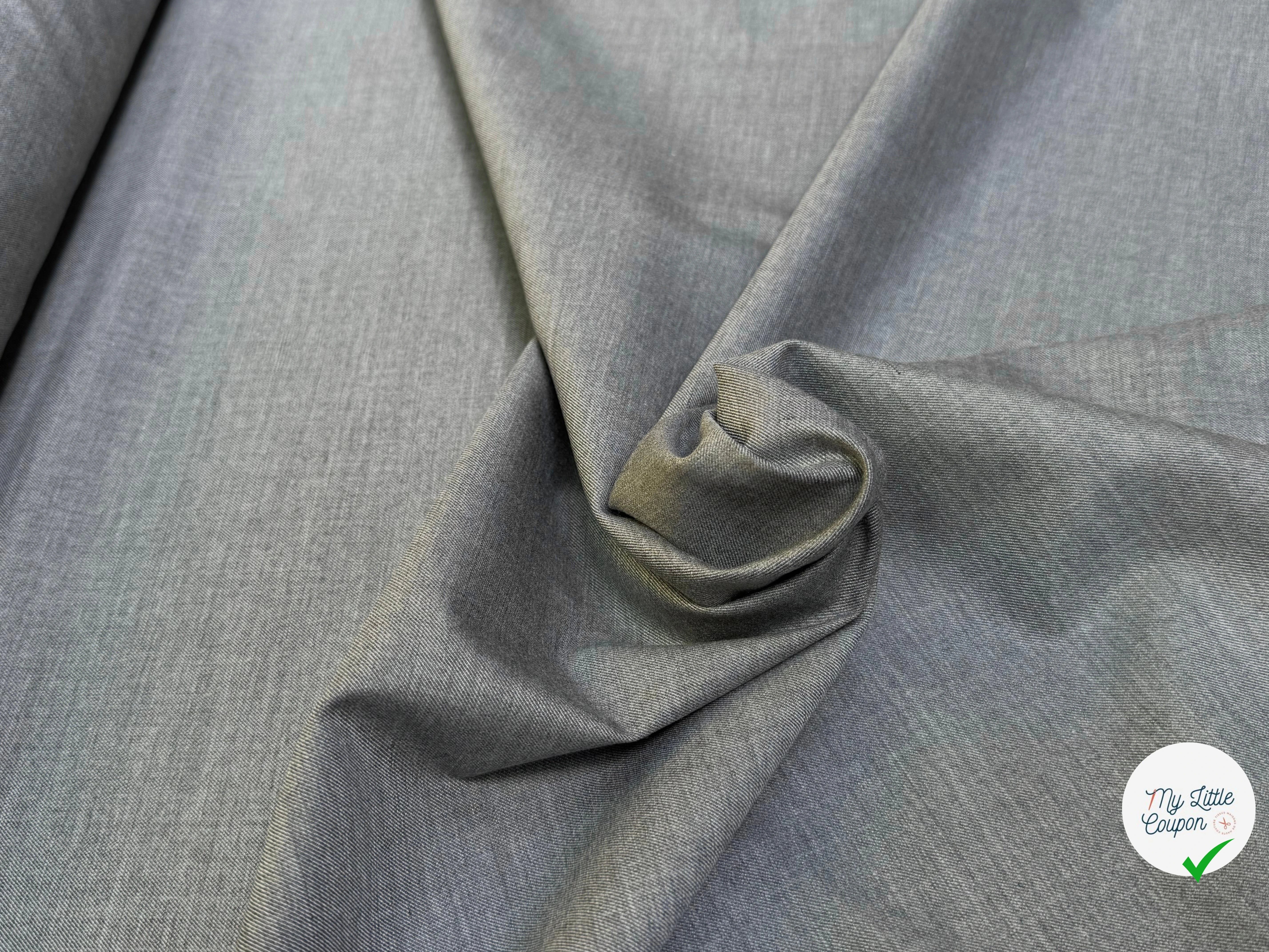 DRAPERIE DE LAINE ULTRA BELLE GRIS CHINÉ STRETCH TOUCHER DOUX - My Little Coupon