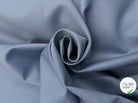DRAPERIE DEJA THERMOCOLLÉE GRIS BLEUTÉ 94% LAINE VIERGE - coupon de 3 mètres - My Little Coupon - tissu - coudre