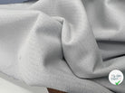 DRAPERIE DEJA THERMOCOLLÉE GRIS BLEUTÉ 94% LAINE VIERGE - coupon de 3 mètres - My Little Coupon - tissu - coudre