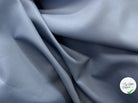 DRAPERIE DEJA THERMOCOLLÉE GRIS BLEUTÉ 94% LAINE VIERGE - coupon de 3 mètres - My Little Coupon - tissu - coudre