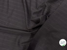 DRAPERIE ÉLÉGANTE NOIRE À FINES RAYURES LAINE STRETCH - My Little Coupon