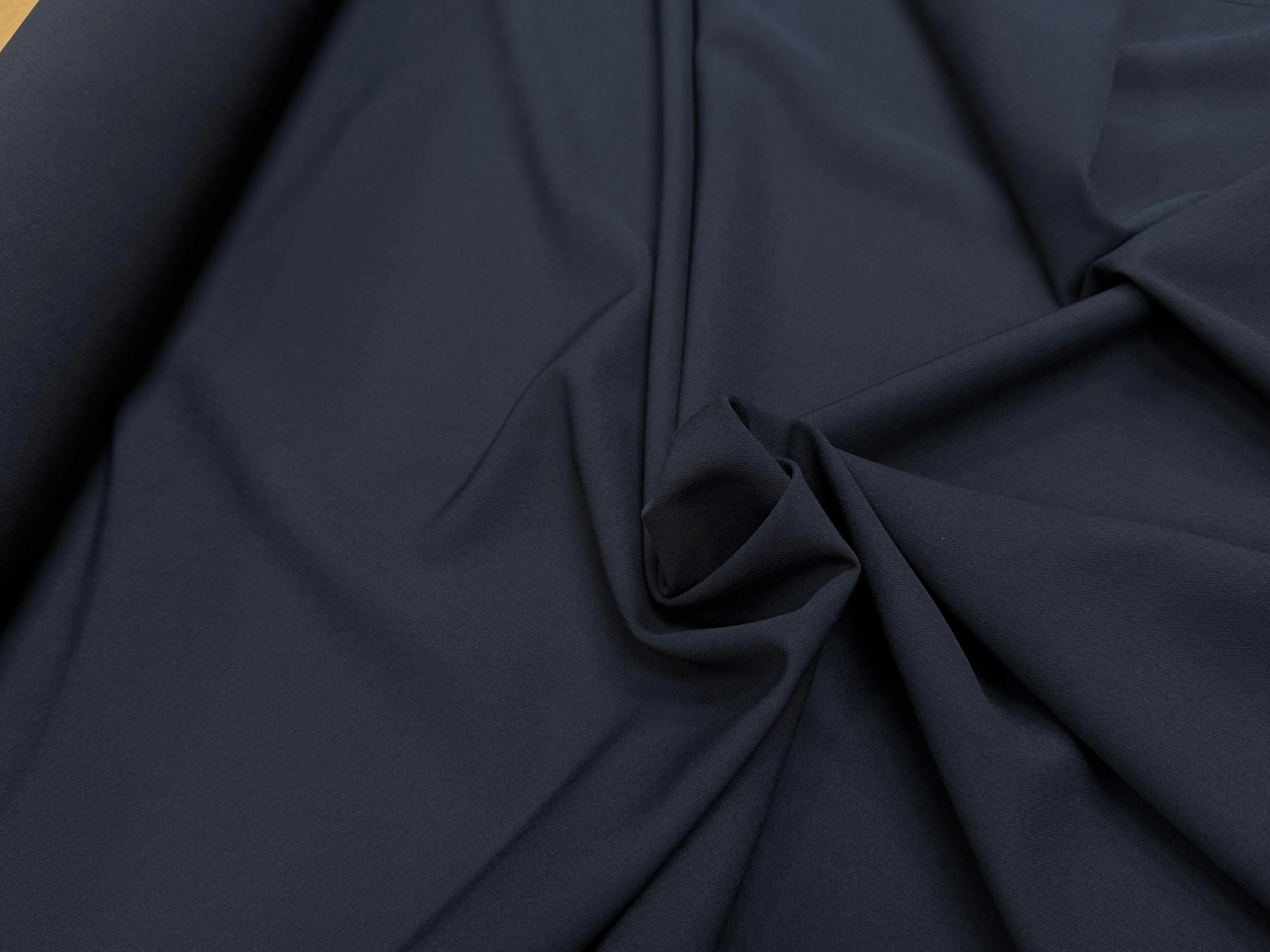 DRAPERIE FINEMENT SERGÉE BLEU MARINE - My Little Coupon