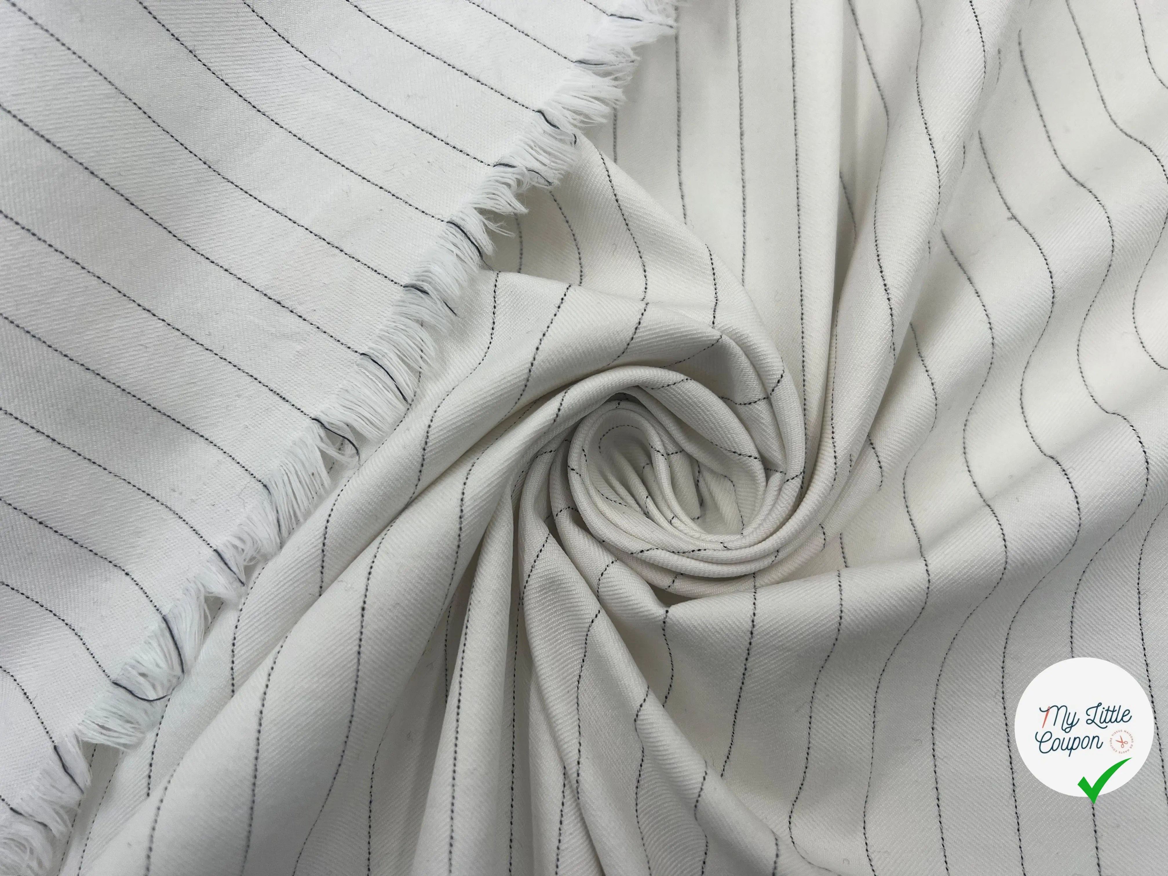 DRAPERIE FINES RAYURES - My Little Coupon - tissu - coudre