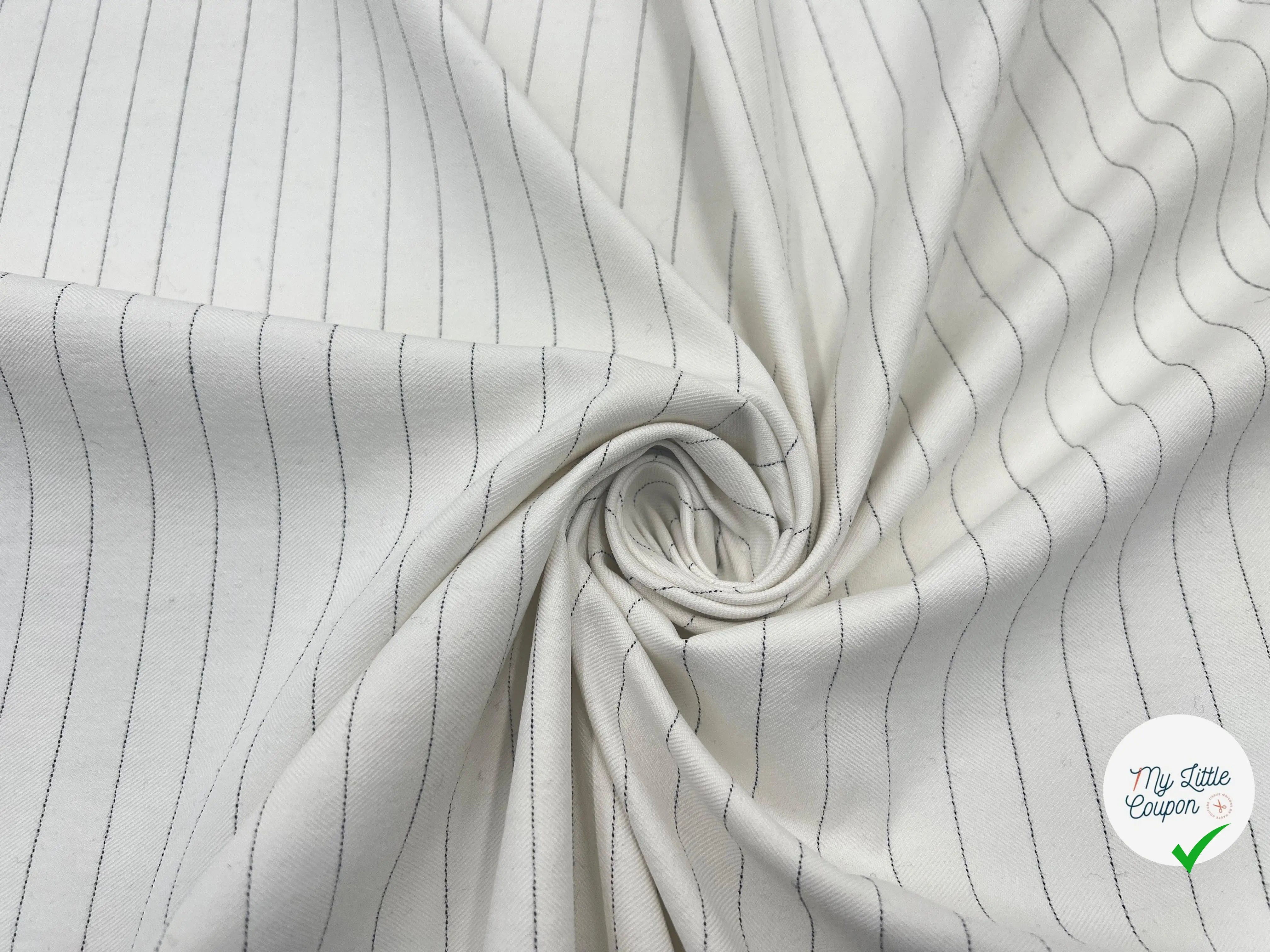 DRAPERIE FINES RAYURES - My Little Coupon - tissu - coudre