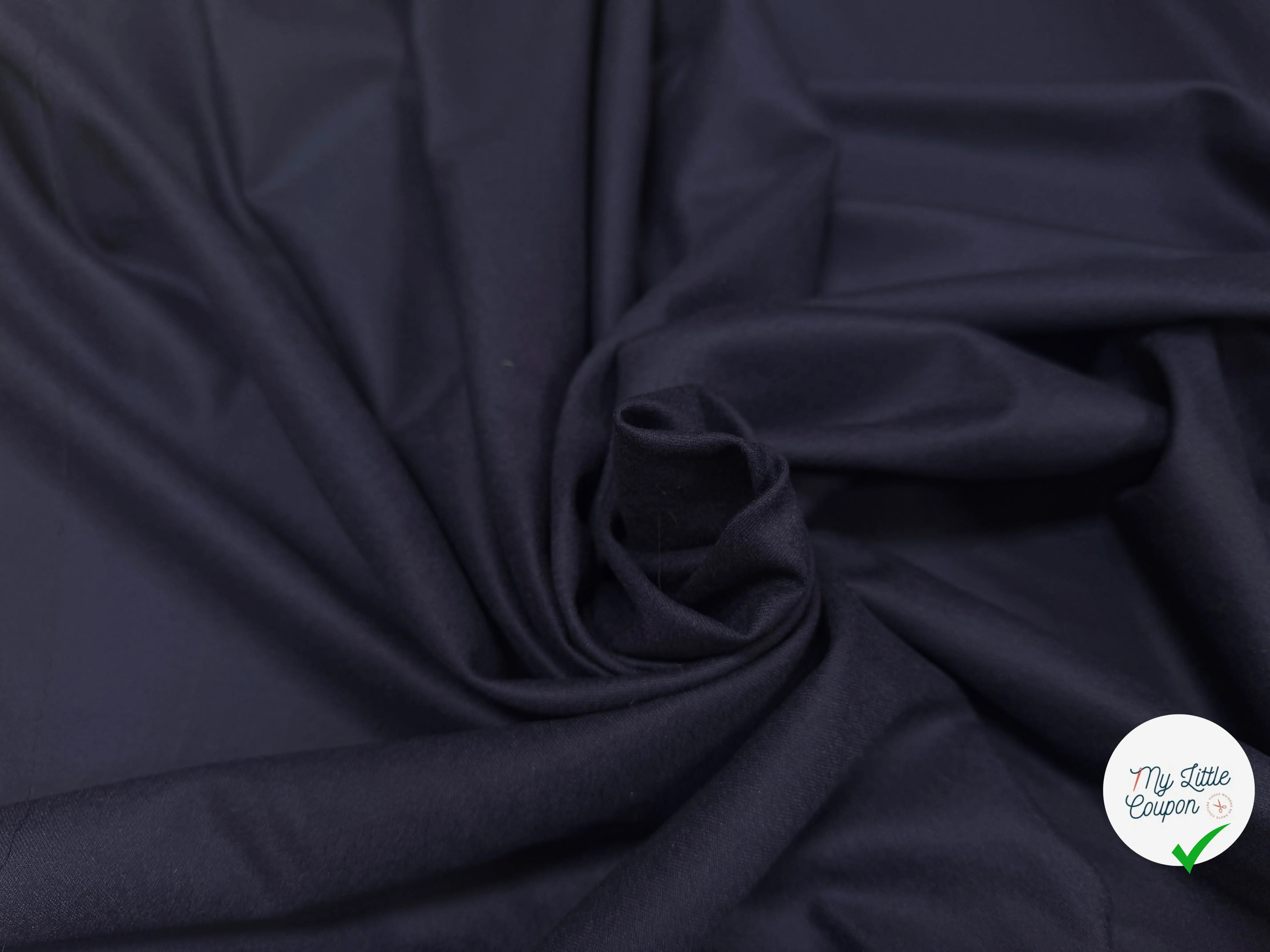 DRAPERIE FLANELLE PURE LAINE ENCRE DE CHINE - My Little Coupon