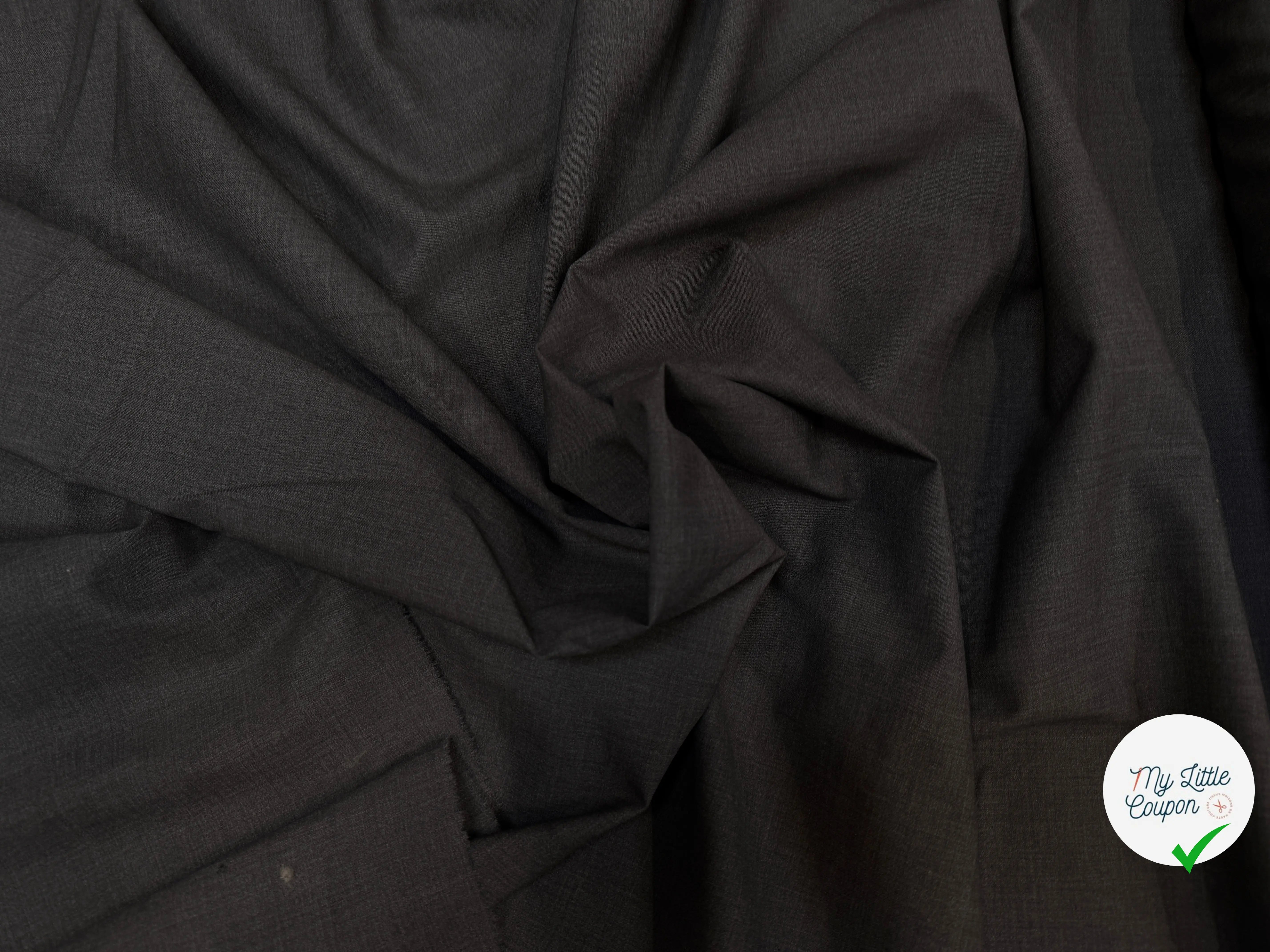 DRAPERIE GRISE FONCÉE LÉGÈREMENT STRETCH - My Little Coupon