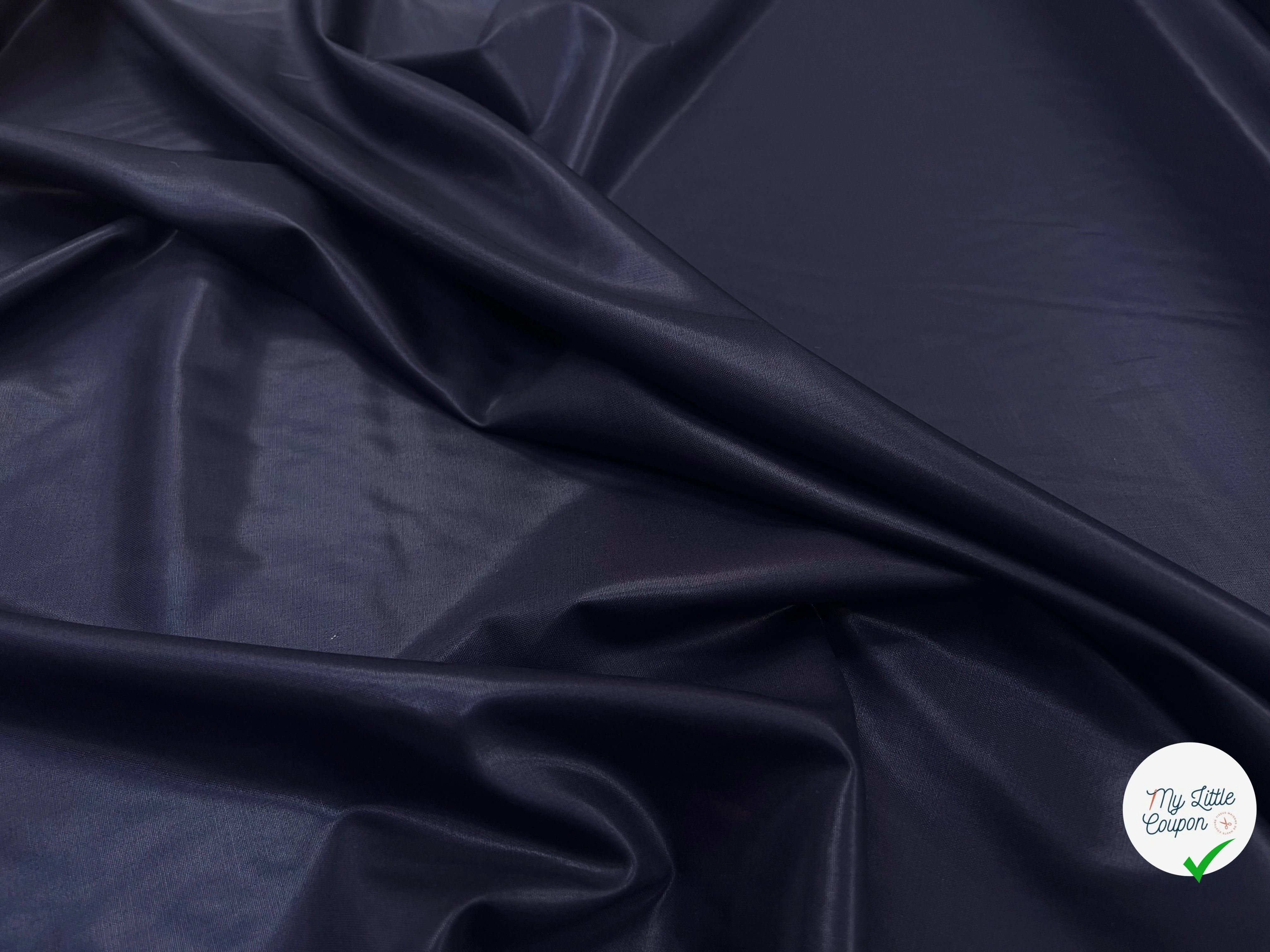 DRAPERIE ITALIENNE 100% LAINE MARINE 643 LUISANTE - My Little Coupon