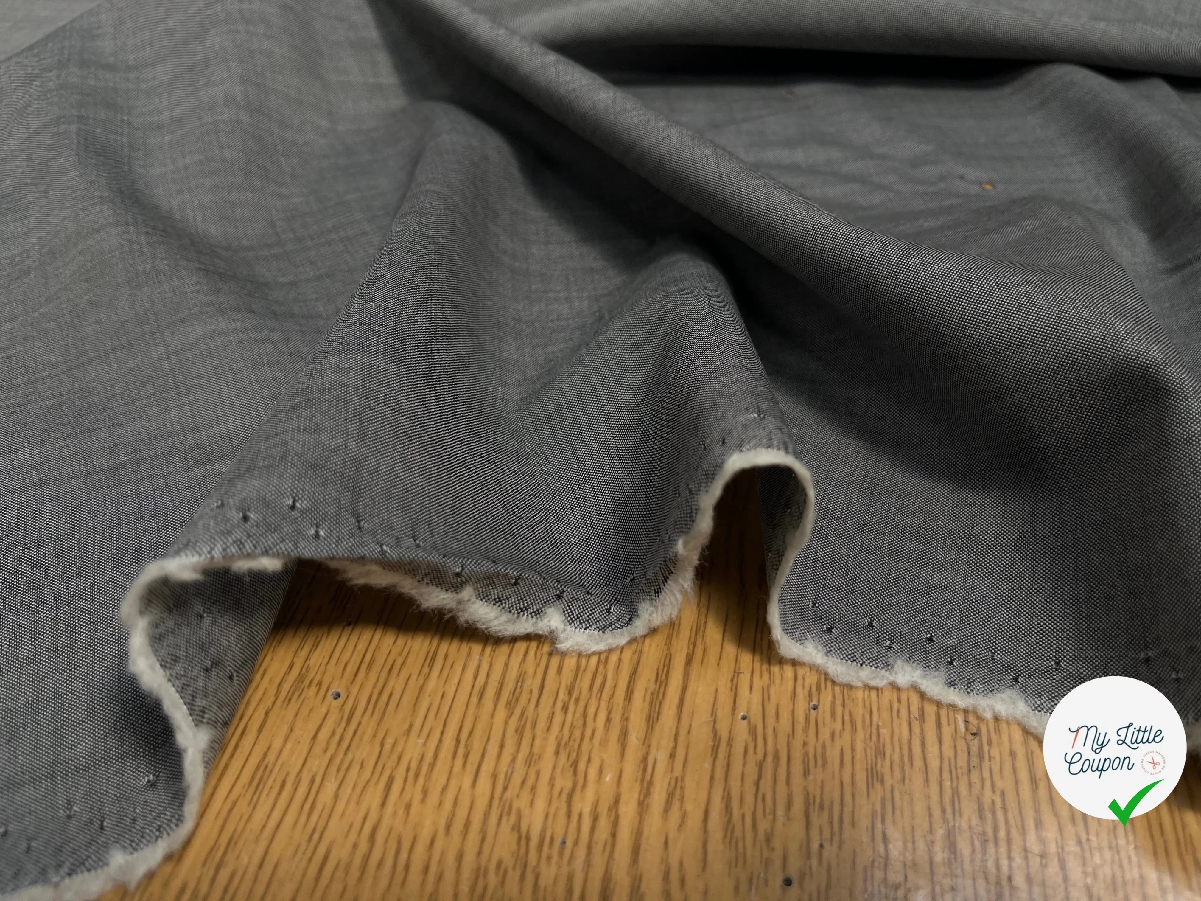 DRAPERIE LAINE GRISE CLAIR - My Little Coupon