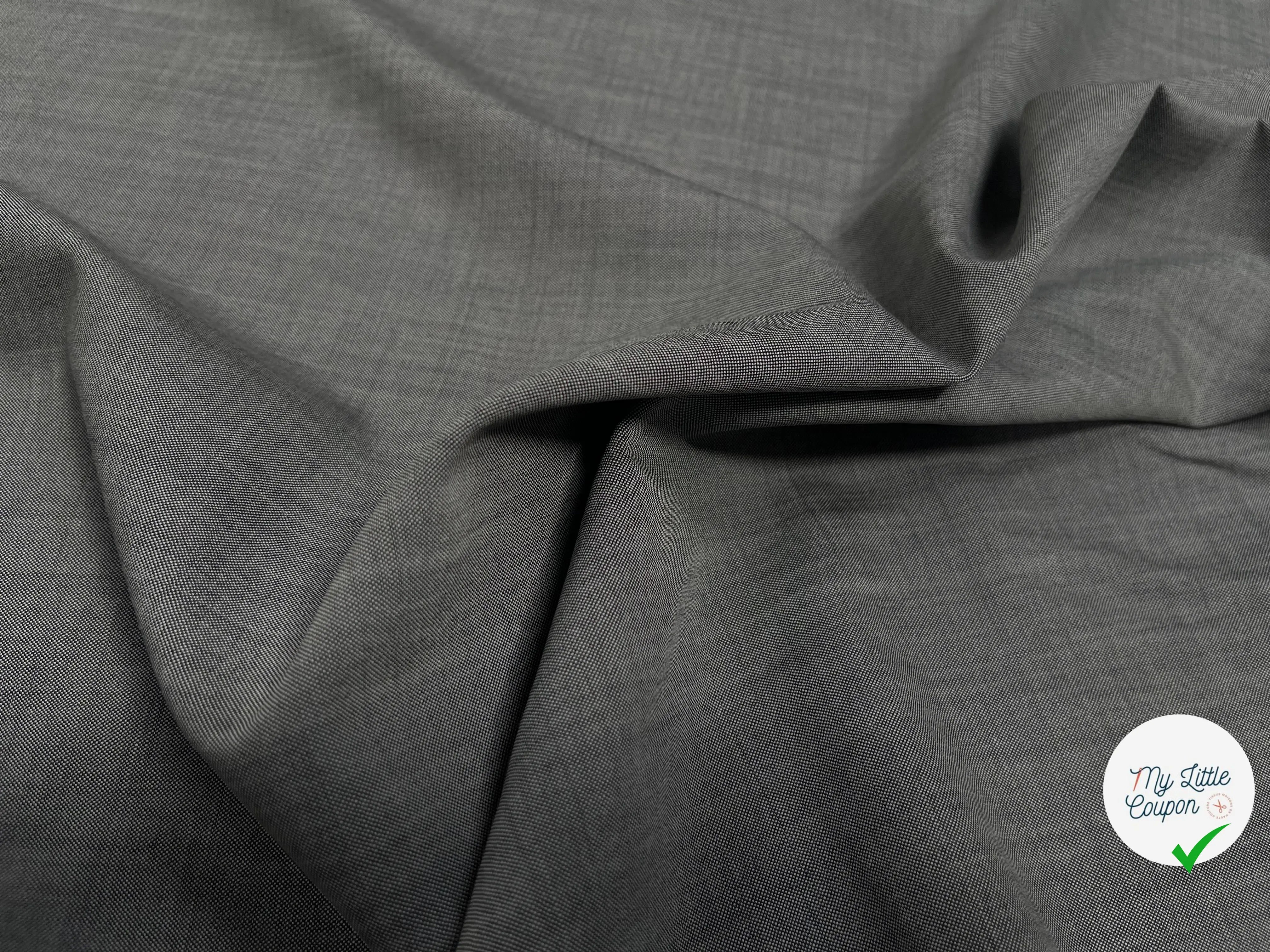 DRAPERIE LAINE GRISE CLAIR - My Little Coupon