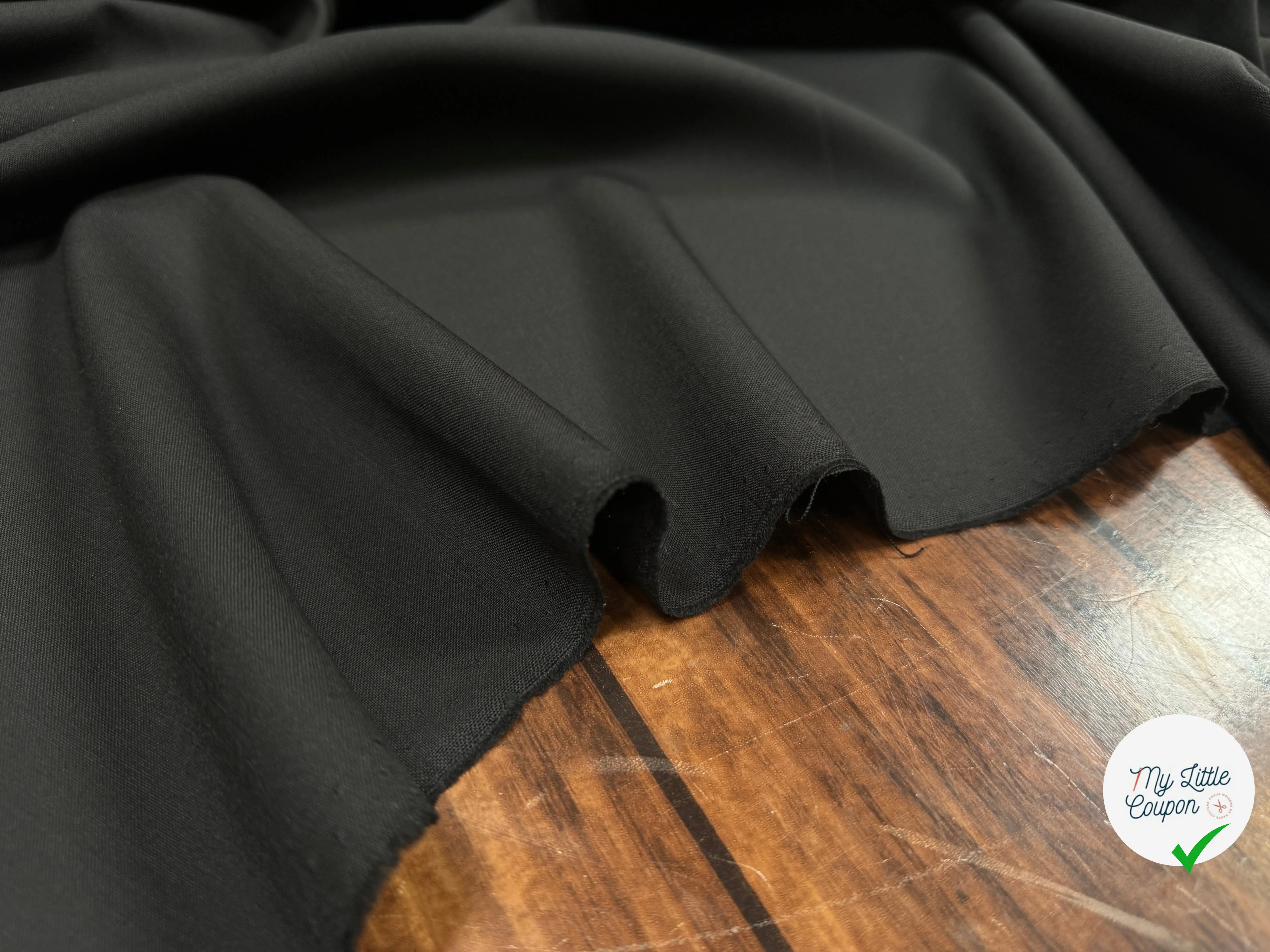 DRAPERIE NOIRE 100% LAINE - My Little Coupon