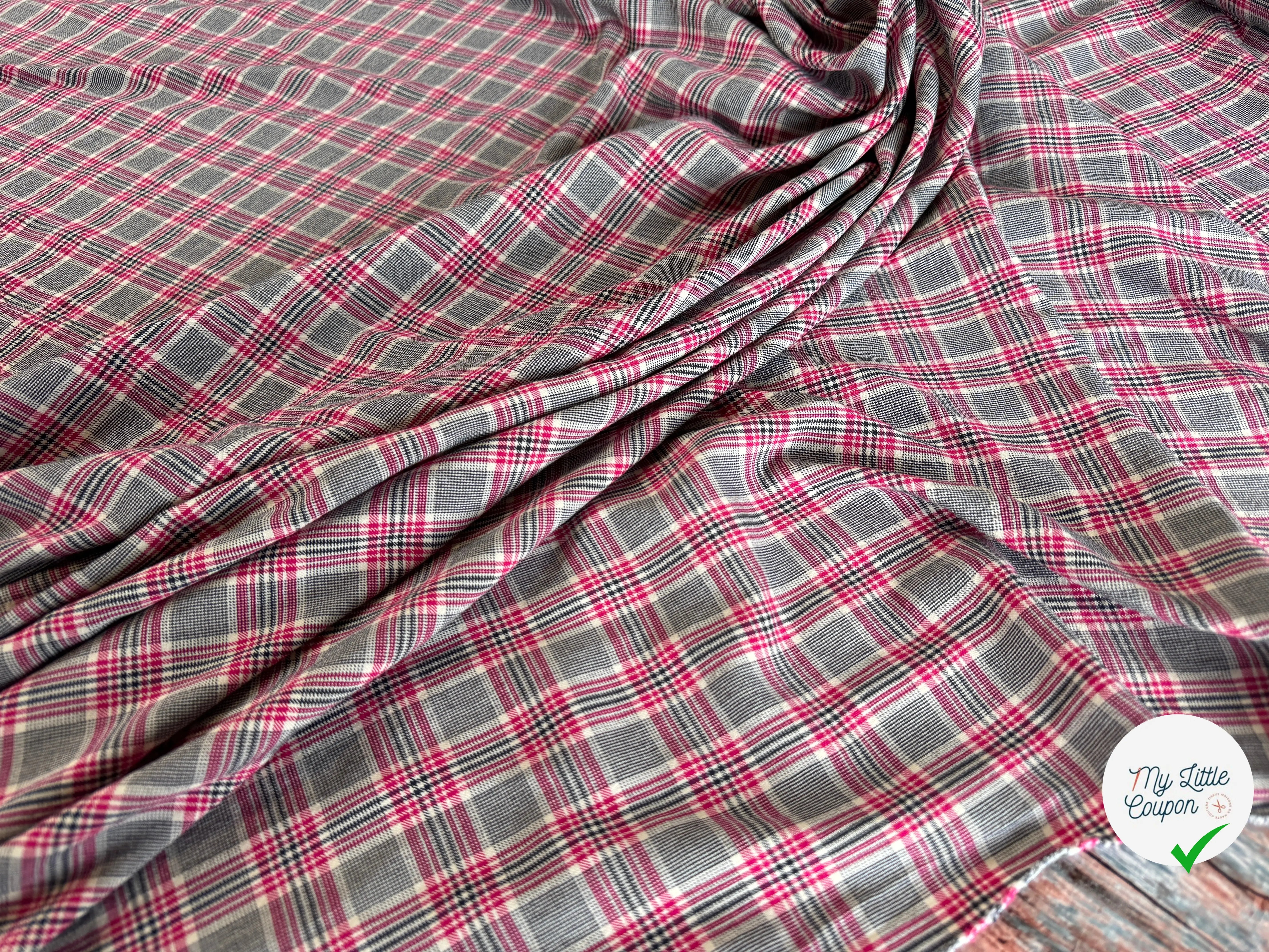 DRAPERIE OSPITI DEL MUNDO MI SAISON VISCOSE LAINE VIERGE - My Little Coupon