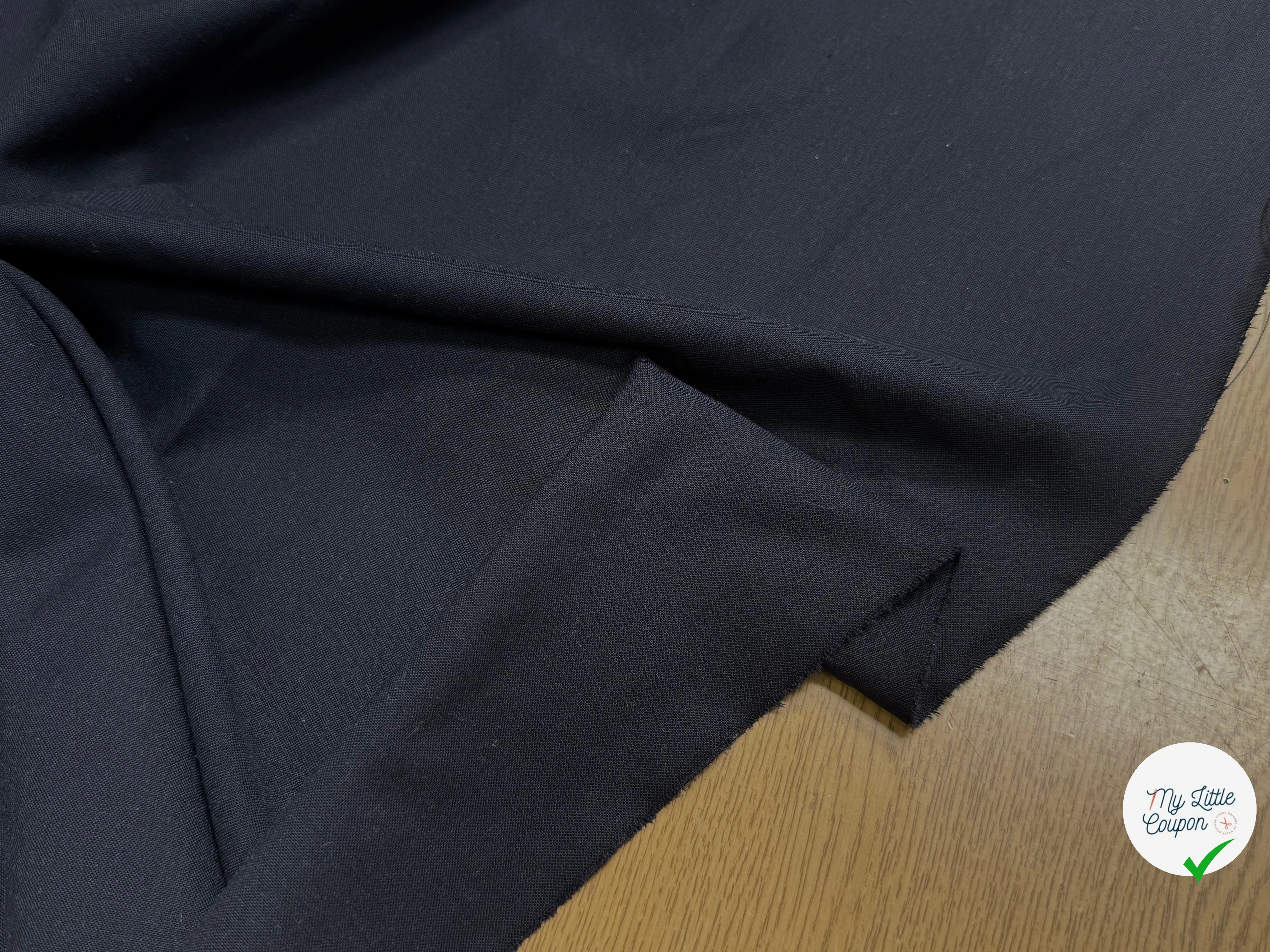 DRAPERIE POLYLAINE ÉLÉGANCIA MARINE - My Little Coupon