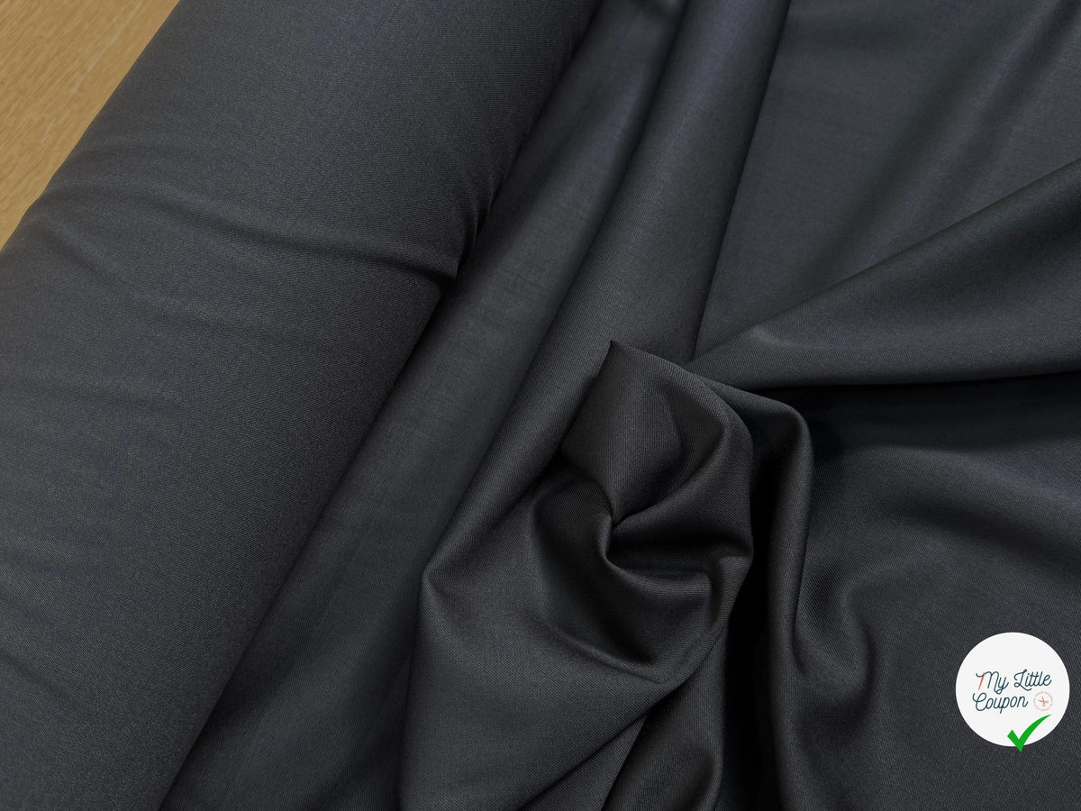 Tissu draperie pure laine sergée fluide