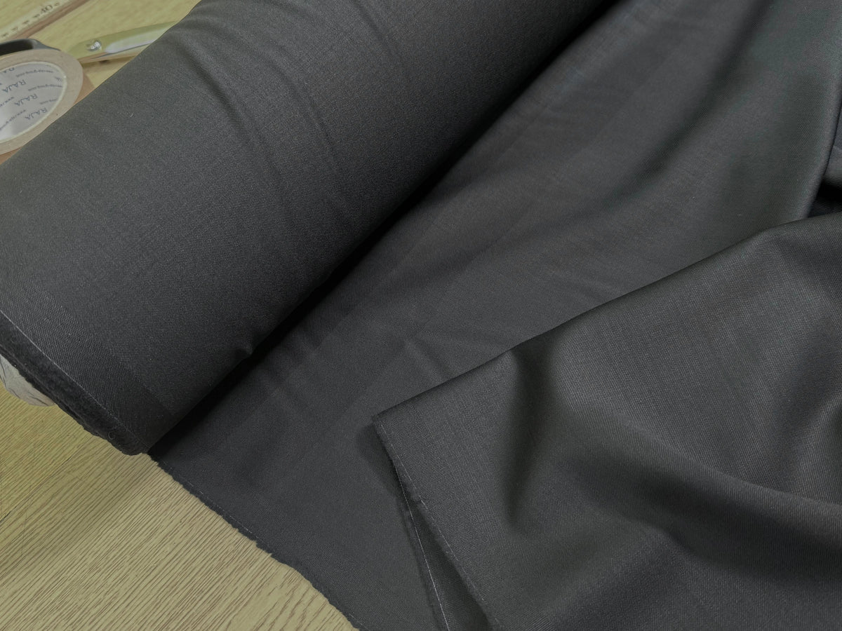 Tissu draperie pure laine sergée fluide - détail du tissu