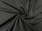 DRAPERIE RAYÉE GRIS ANTHRACITE 100% LAINE - My Little Coupon