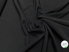DRAPERIE SERGÉE POLYAINE NOIR 43% LAINE STRETCH - My Little Coupon