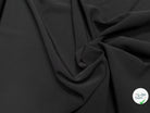 DRAPERIE SERGÉE POLYAINE NOIR 43% LAINE STRETCH - My Little Coupon