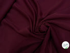 DRAPERIE SERGÉE POLYLAINE BORDEAUX PARFAITE TENUE - My Little Coupon