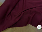 DRAPERIE SERGÉE POLYLAINE BORDEAUX PARFAITE TENUE - My Little Coupon