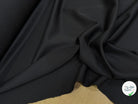 DRAPERIE SERGÉE POLYLAINE NOIR TOMBÉ SOYEUX - My Little Coupon