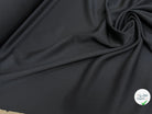 DRAPERIE SERGÉE POLYLAINE NOIR TOMBÉ SOYEUX - My Little Coupon