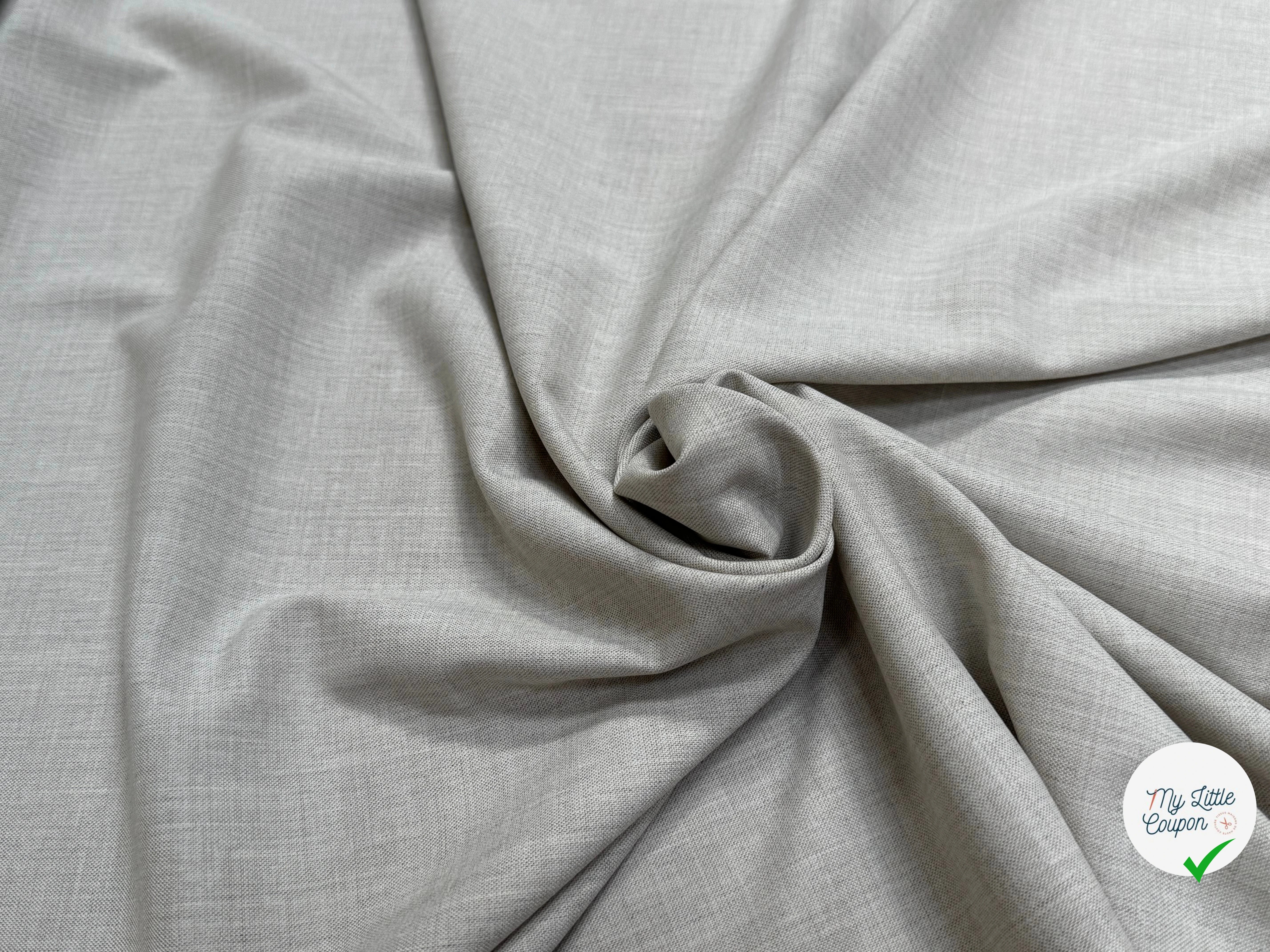 DRAPERIE STRETCH BEAU TOMBÉ BEIGE MARRON CLAIR - My Little Coupon