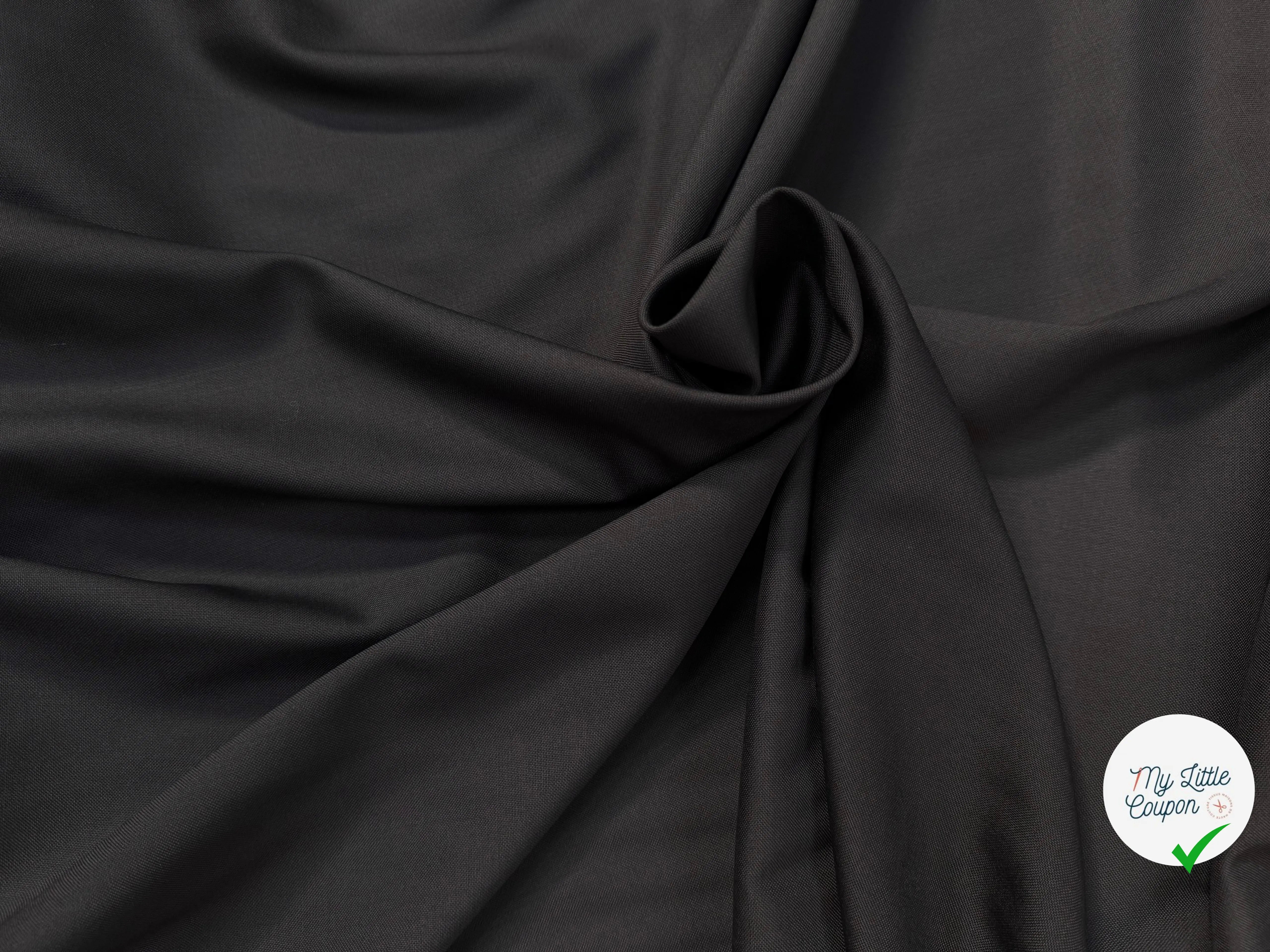 DRAPERIE SUPER 110 VITALE BARBERIS UNI NOIR - My Little Coupon