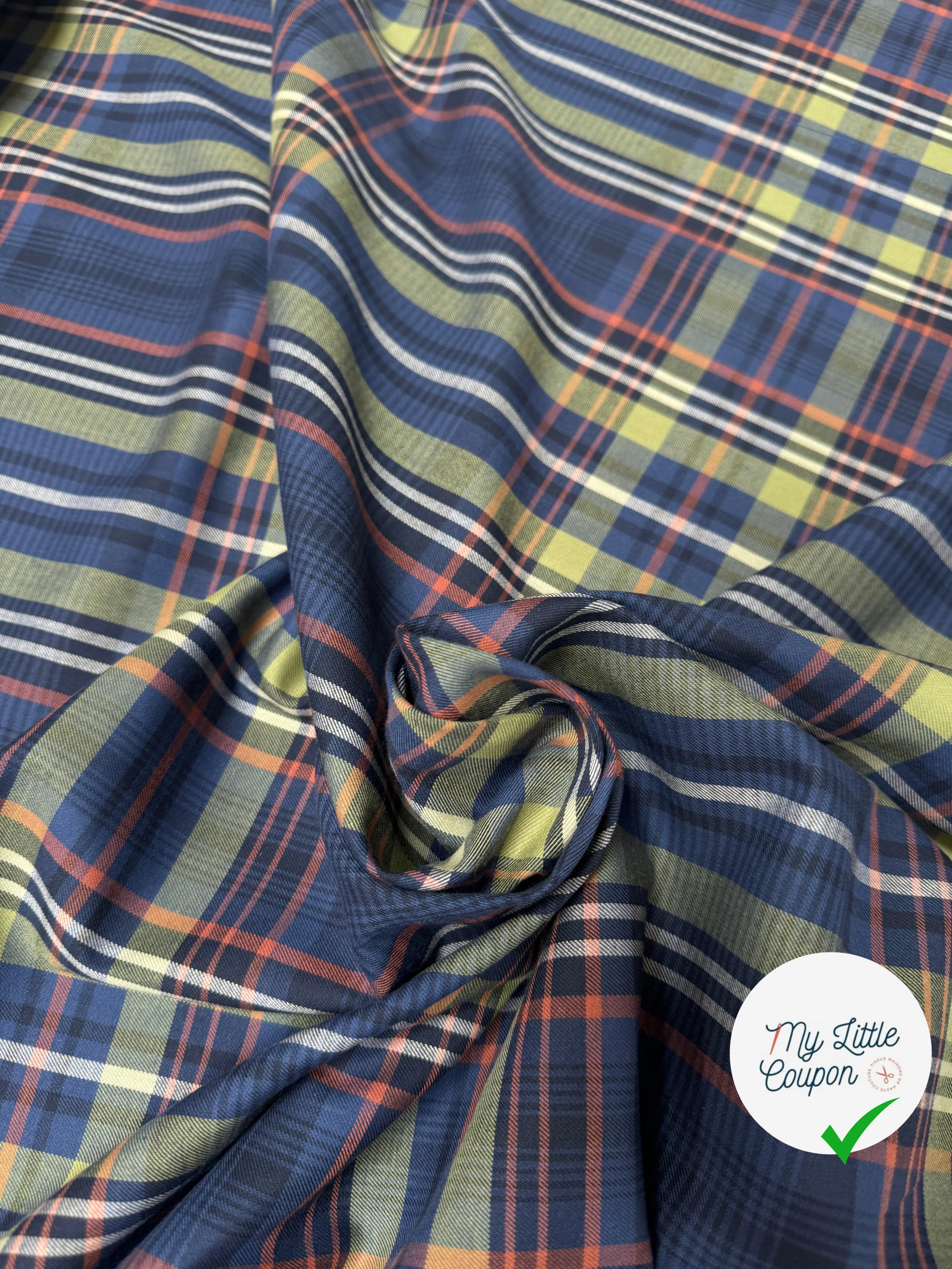 DRAPERIE SURCHEMISE SERGÉ 100% COTON - My Little Coupon
