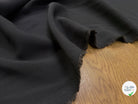 DRAPERIE TEXTURÉE VISCOSE ET LAINE GRIS FONCÉ TOMBÉ FLUIDE MADE IN ITALY - My Little Coupon