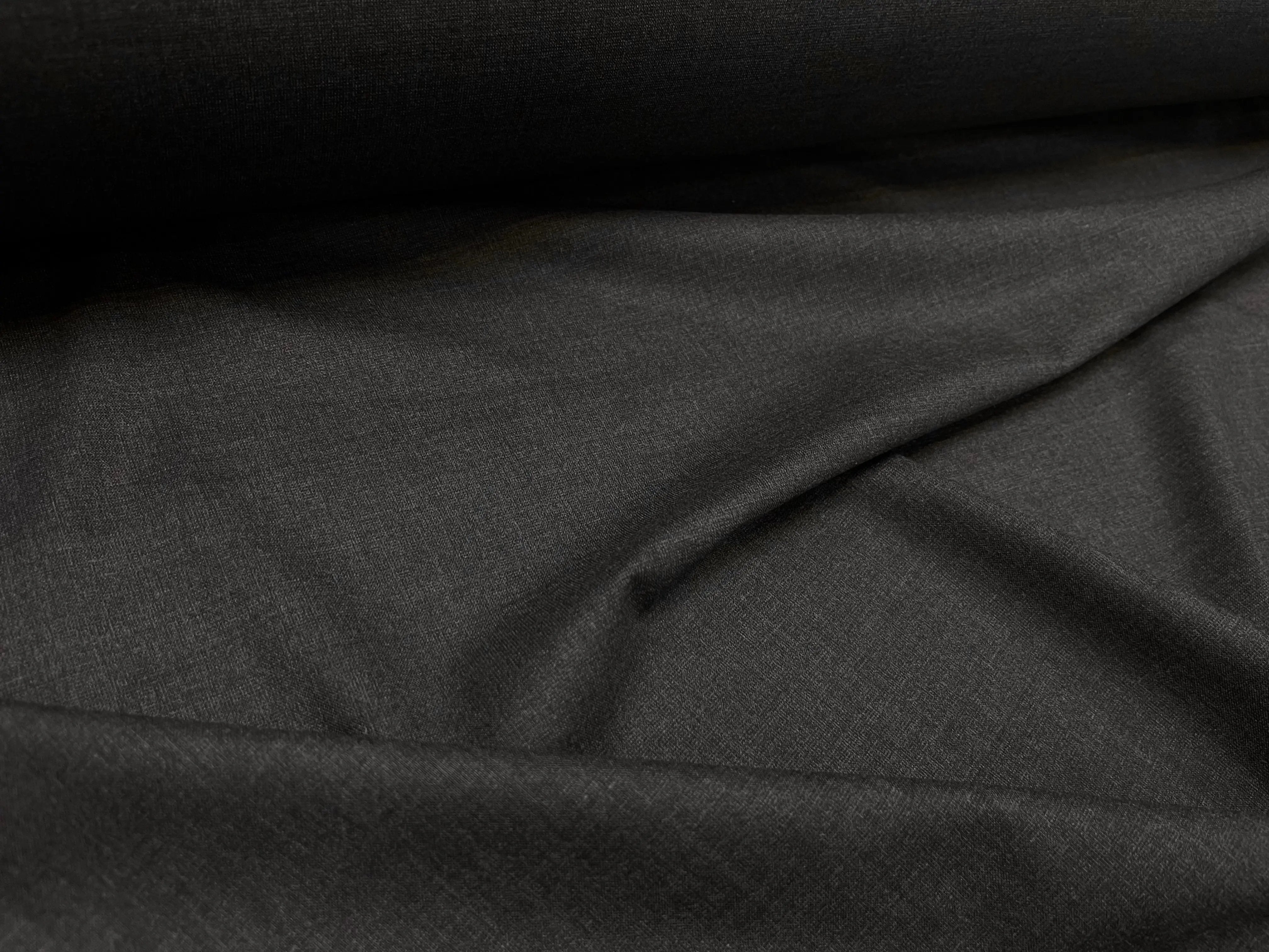 DRAPPERIE GRISE FONCÉ POLYVISCOSE OWENS CHINÉ - My Little Coupon